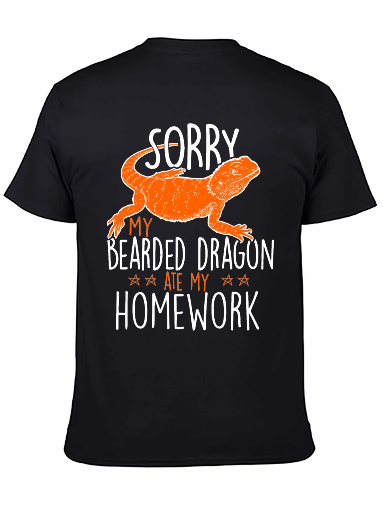 Bearded Dragon Homework Funny T-Shirt