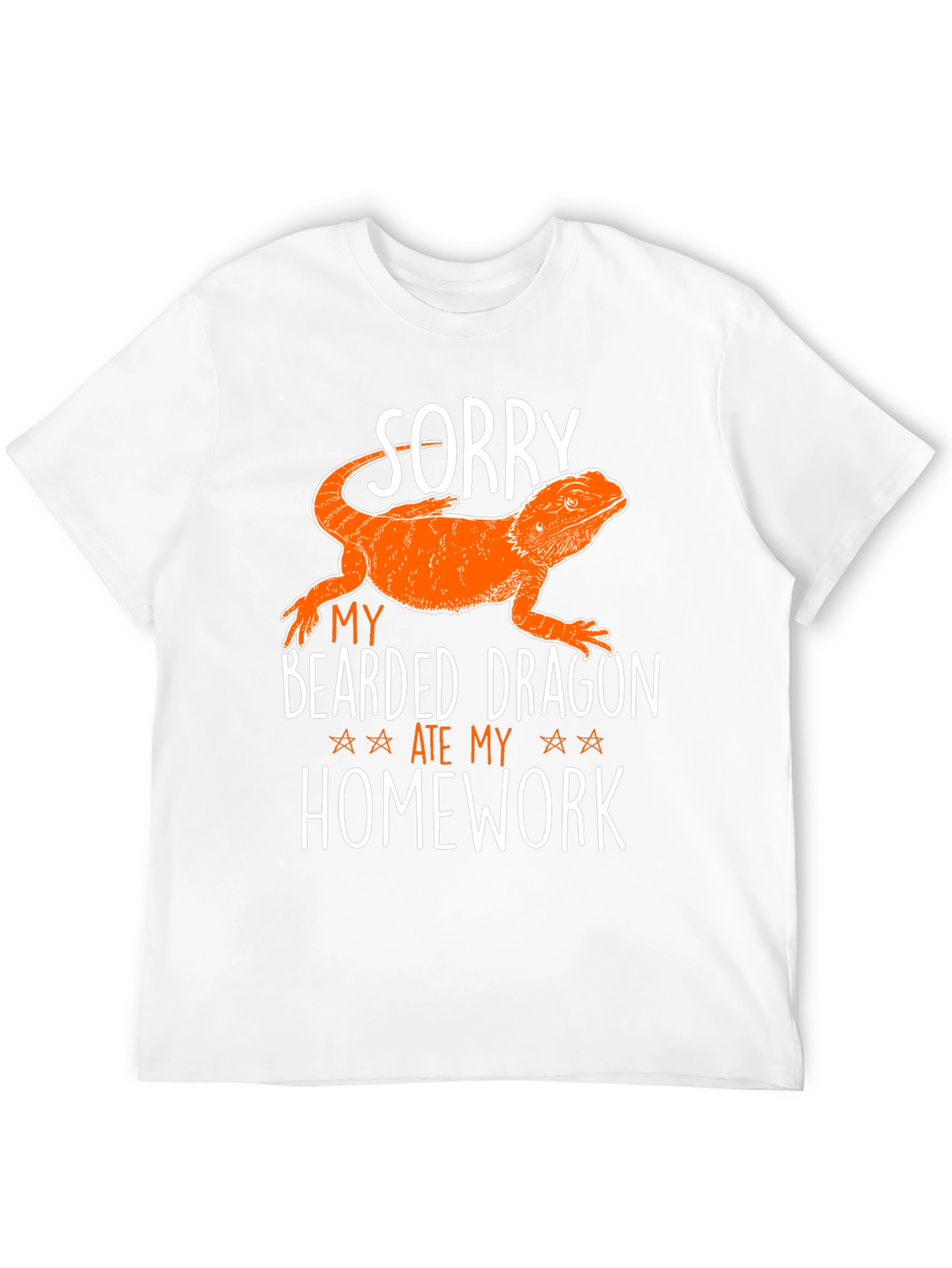Bearded Dragon Homework Funny T-Shirt