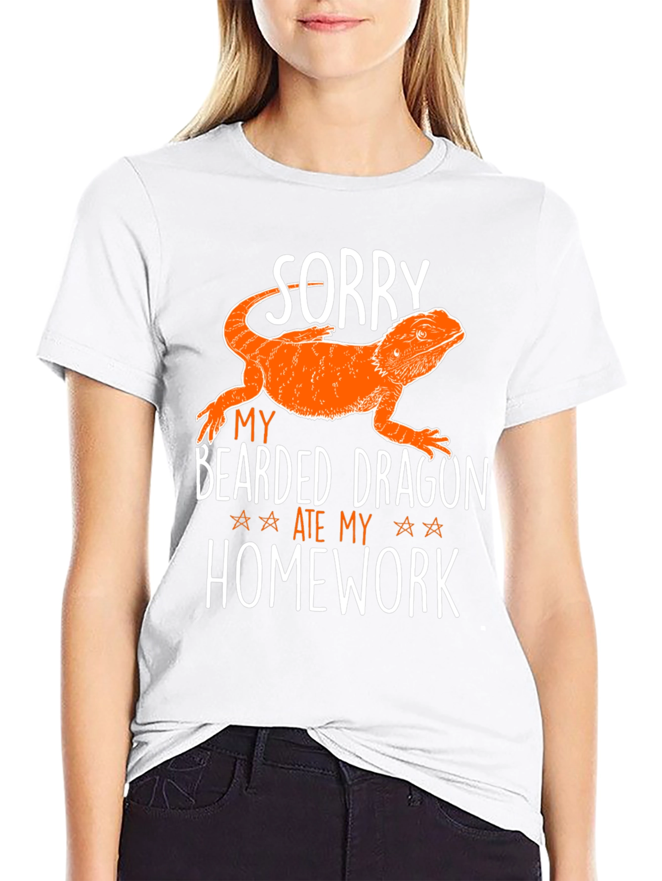 Bearded Dragon Homework Funny T-Shirt