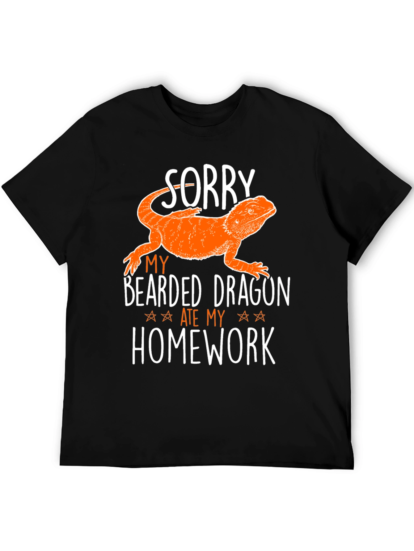 Bearded Dragon Homework Funny T-Shirt