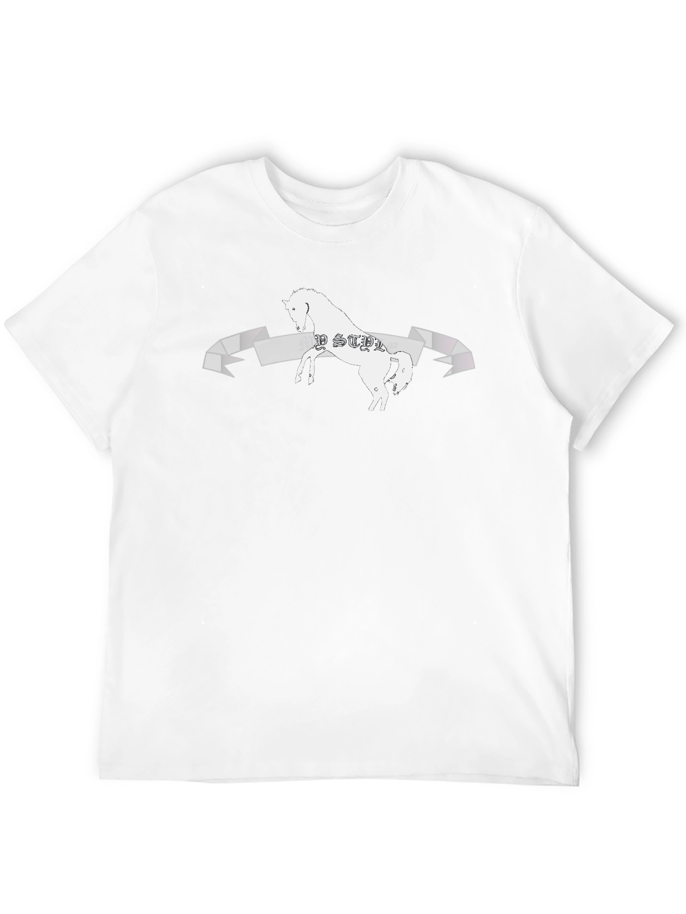Black Horse Graphic T-Shirt - My Style