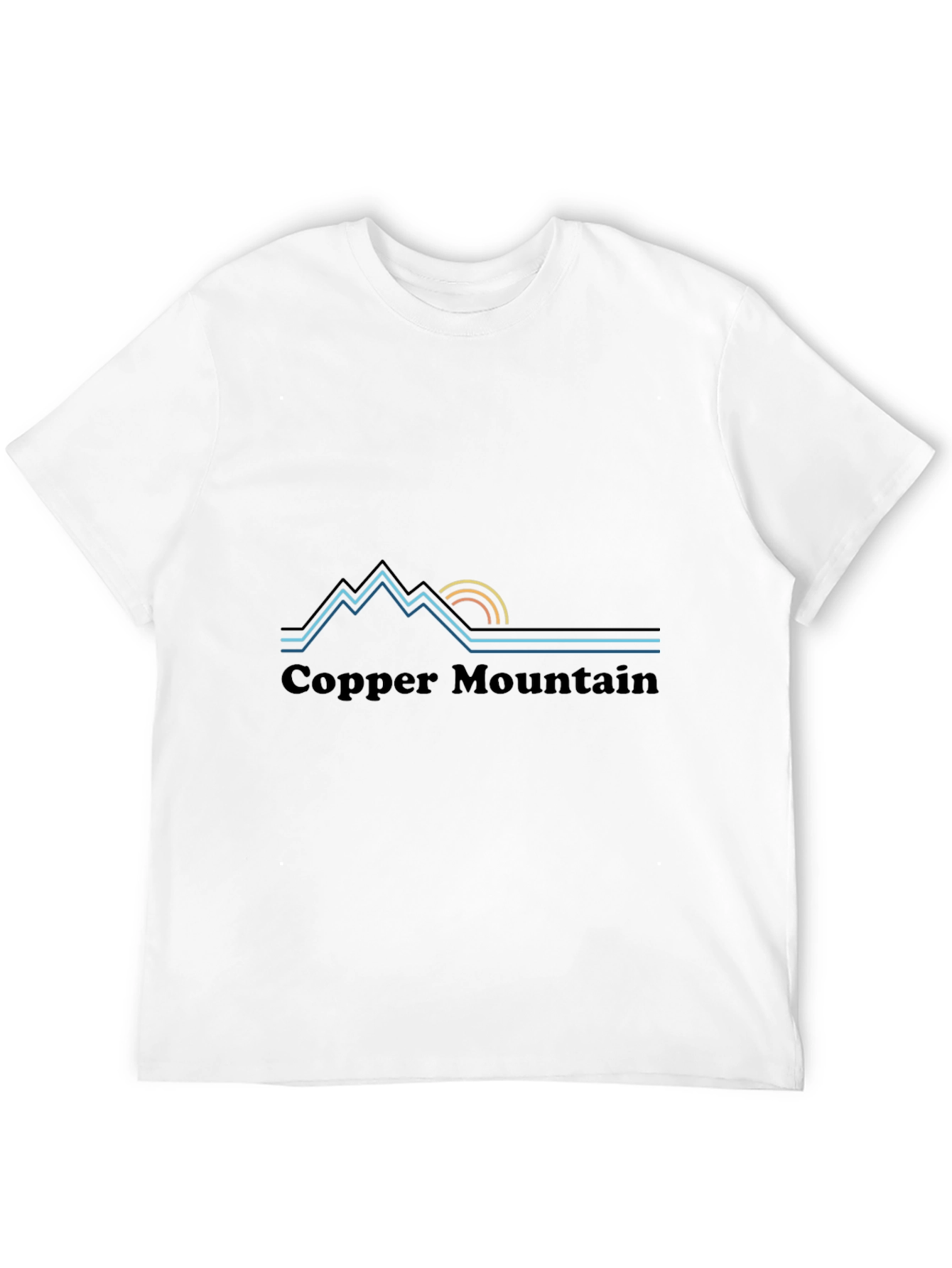 Copper Mountain Graphic Tee - Mens Black T-Shirt