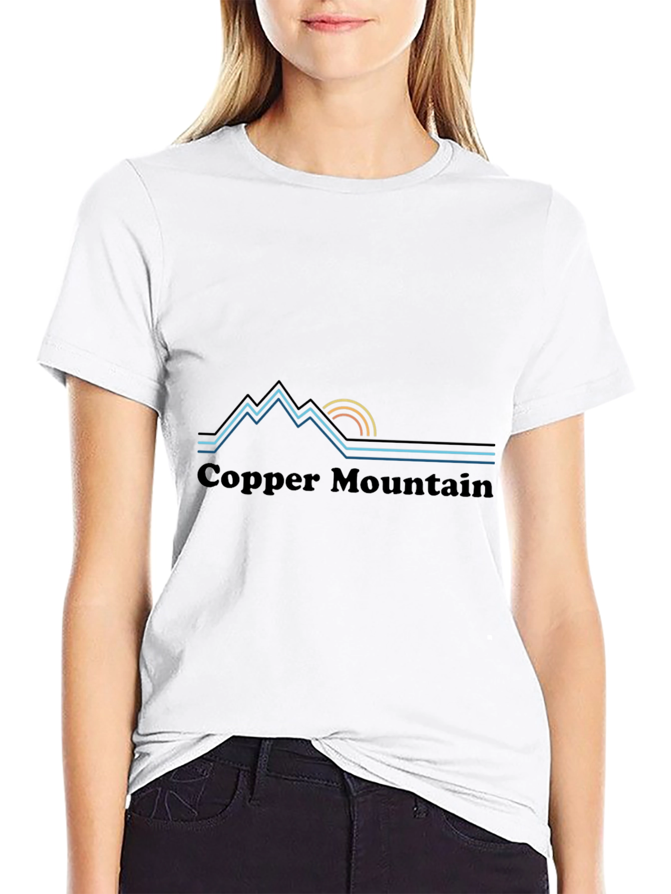 Copper Mountain Graphic Tee - Mens Black T-Shirt