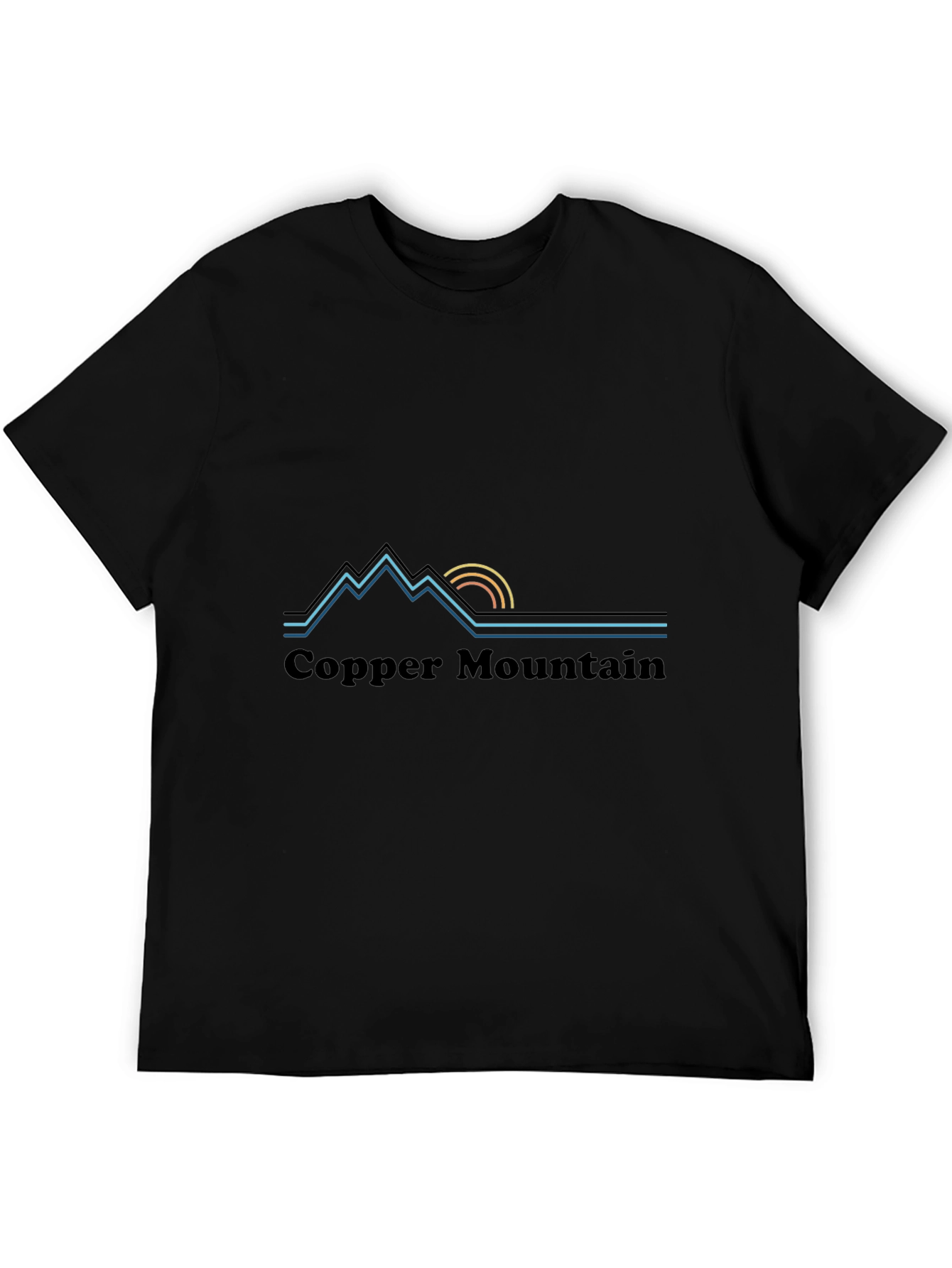 Copper Mountain Graphic Tee - Mens Black T-Shirt