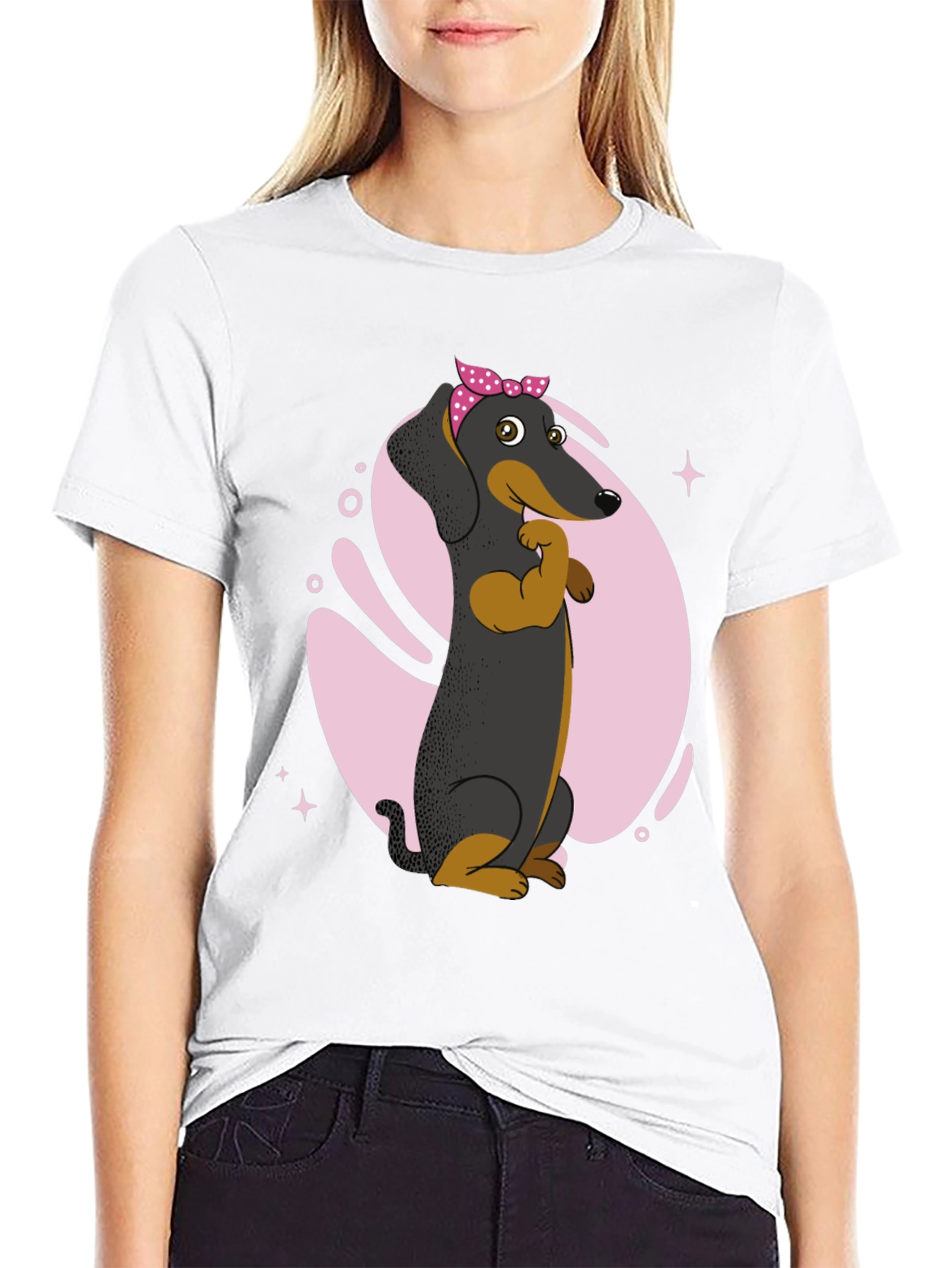 Muscle Dachshund T-Shirt - Funny Dog Tee