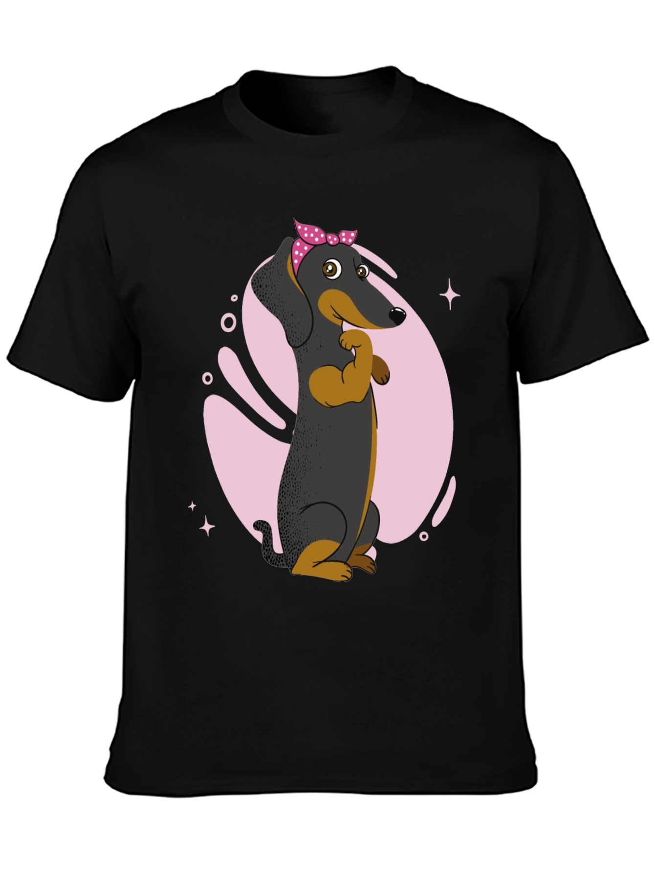 Muscle Dachshund T-Shirt - Funny Dog Tee