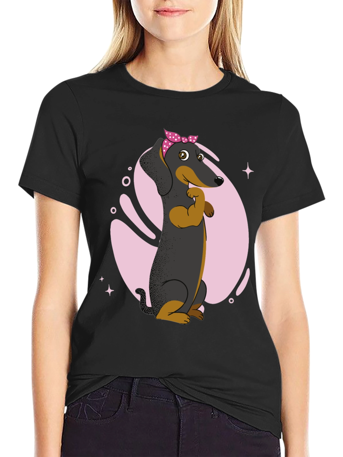 Muscle Dachshund T-Shirt - Funny Dog Tee