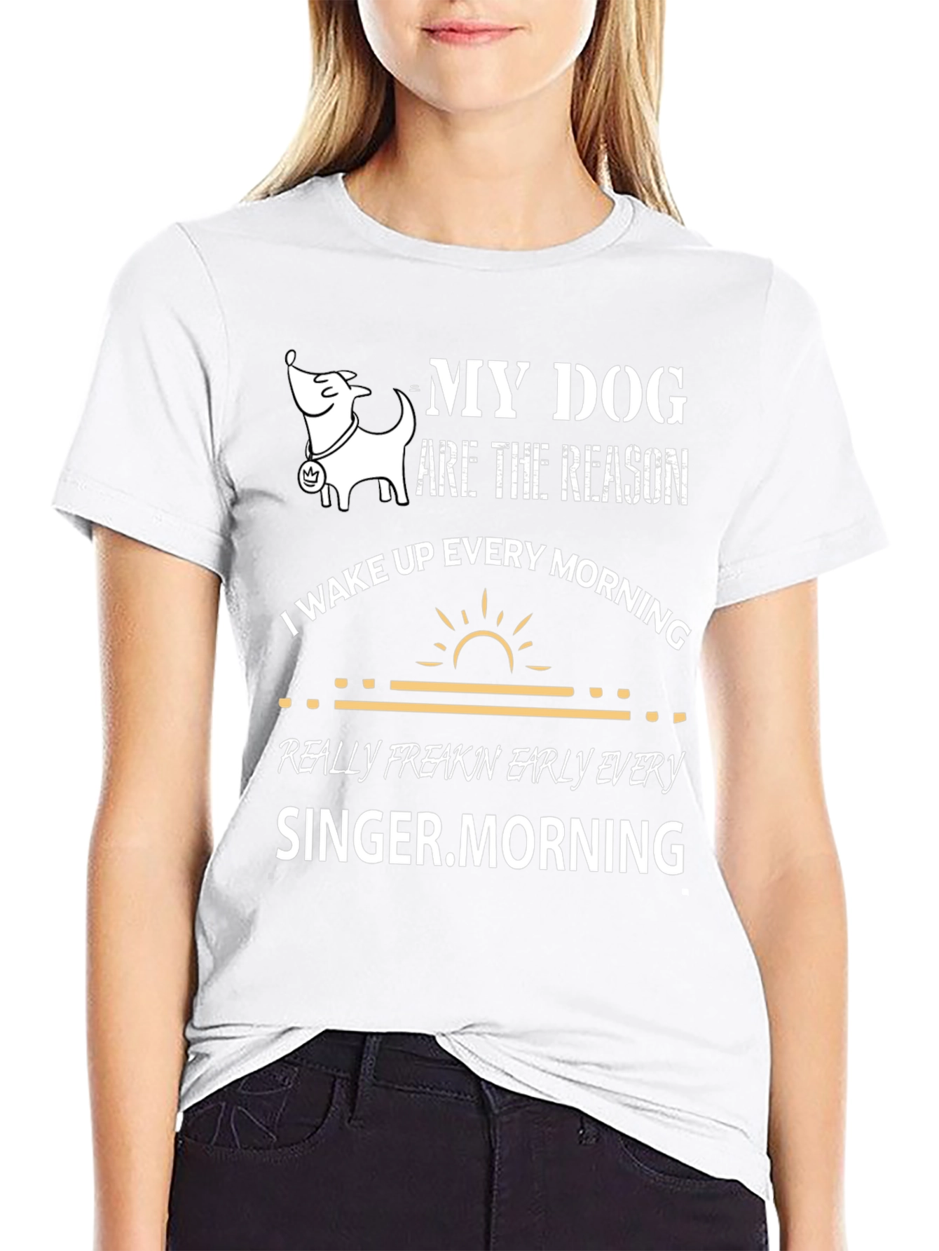My Dog is The Reason Graphic T-Shirt