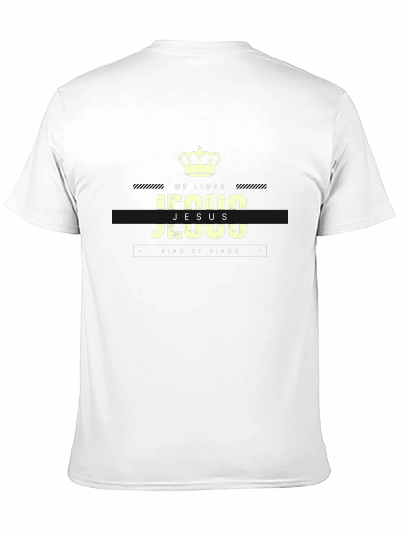 He Lives Jesus King of Kings Black T-Shirt