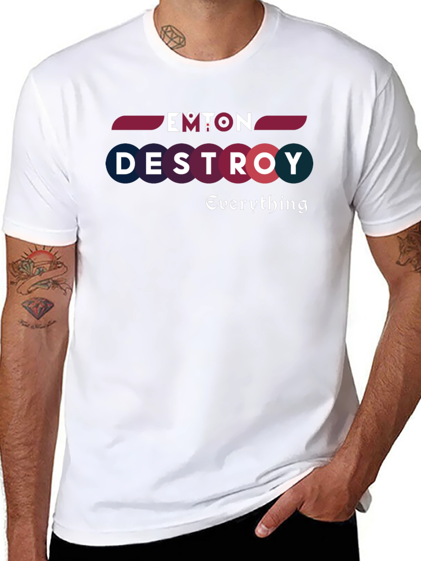 Emton Destroy Everything Graphic Tee