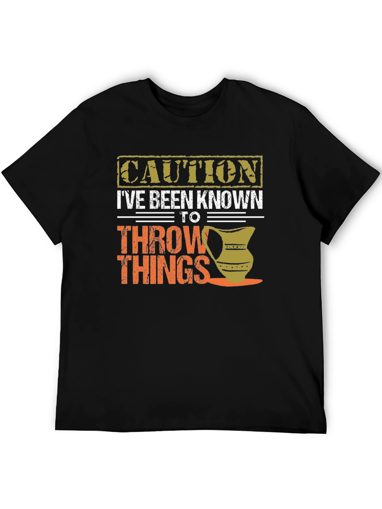 Caution Throw Things T-Shirt - Funny Potter Gift
