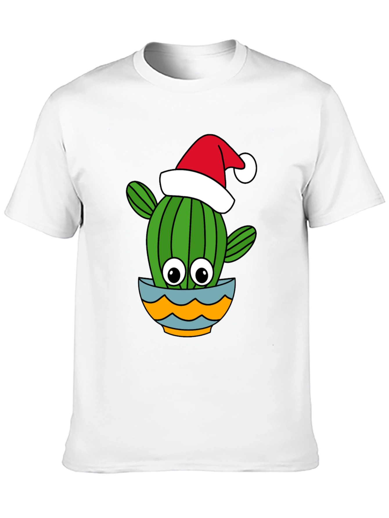 Festive Cactus T-Shirt - Holiday Cheer
