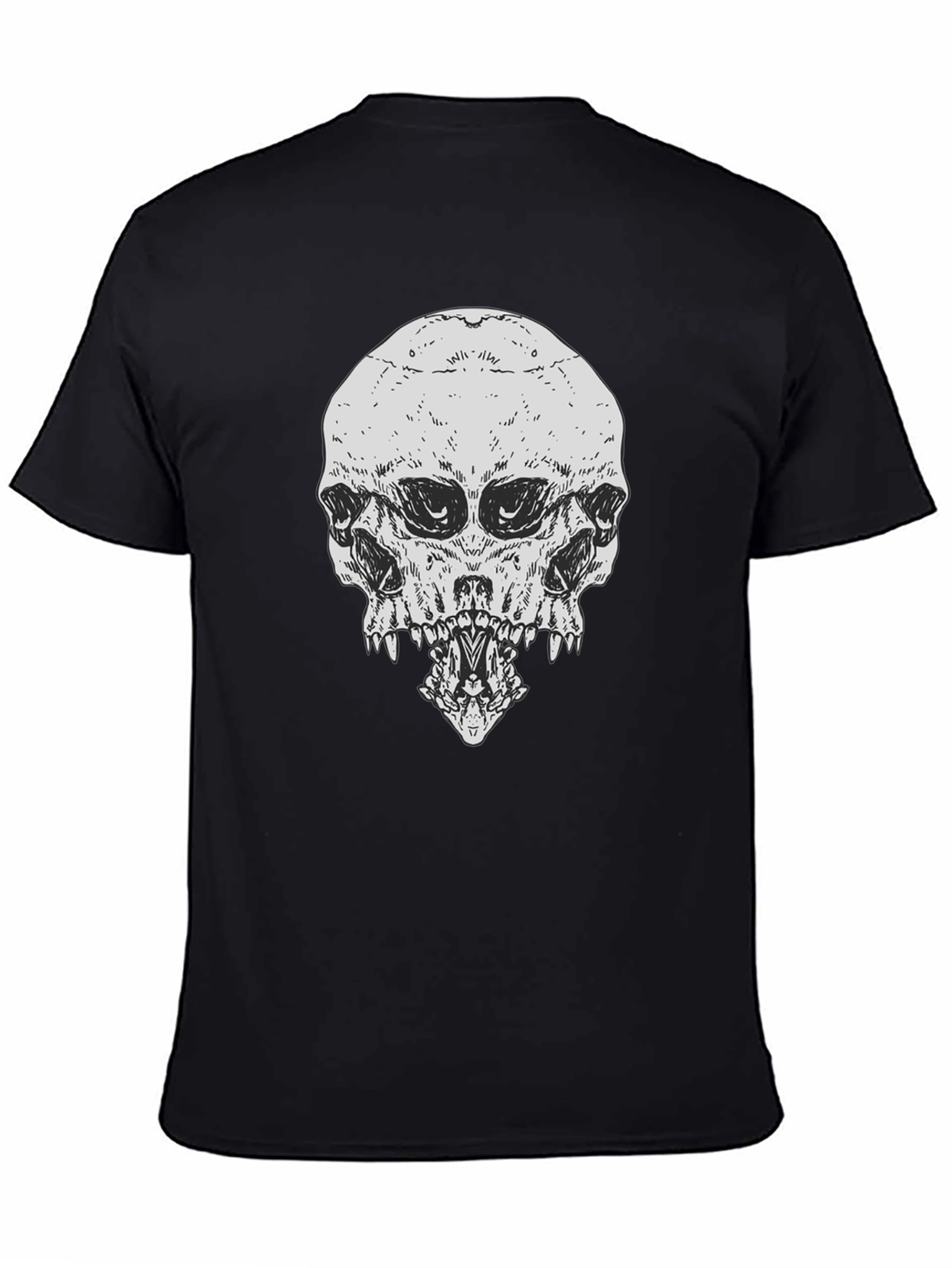 Skull Graphic Print T-Shirt