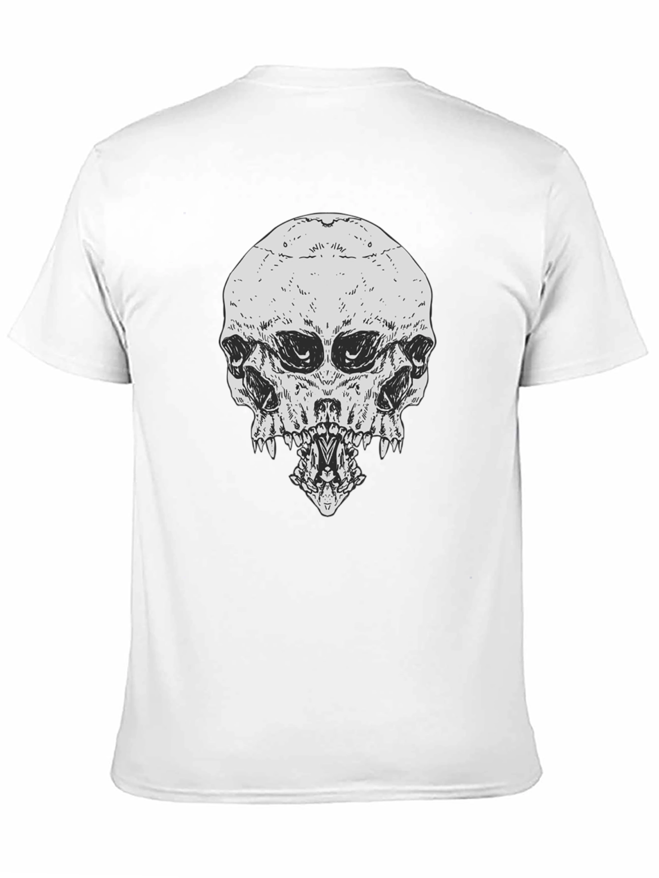 Skull Graphic Print T-Shirt