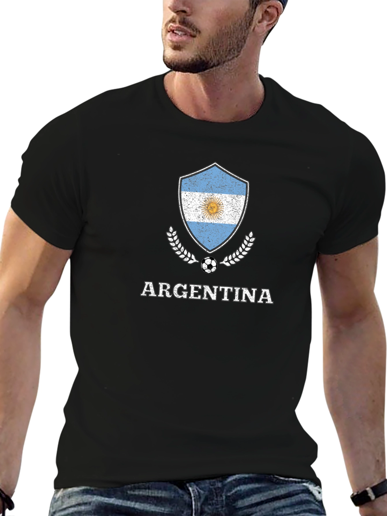 Argentina Soccer Graphic T-Shirt