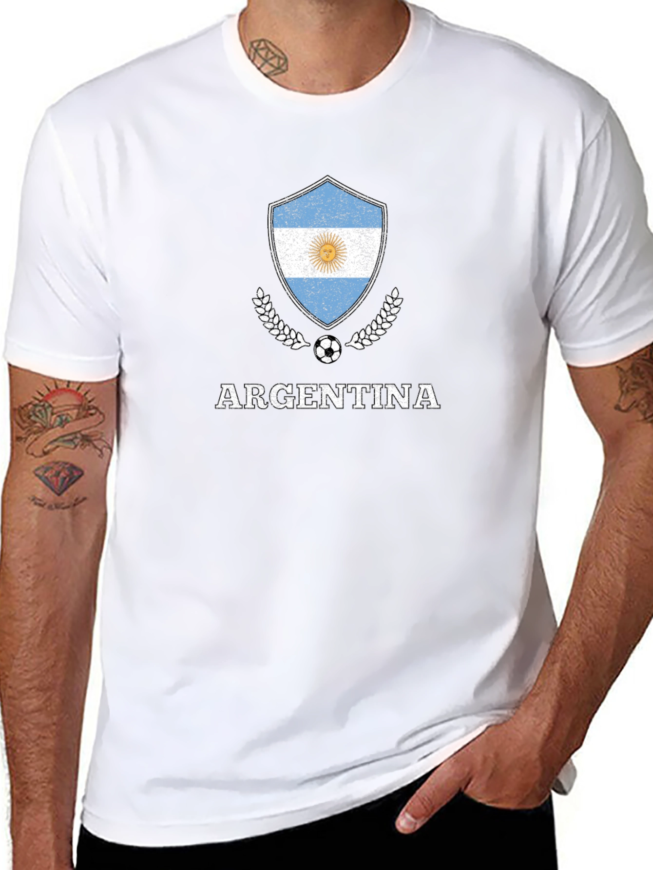 Argentina Soccer Graphic T-Shirt
