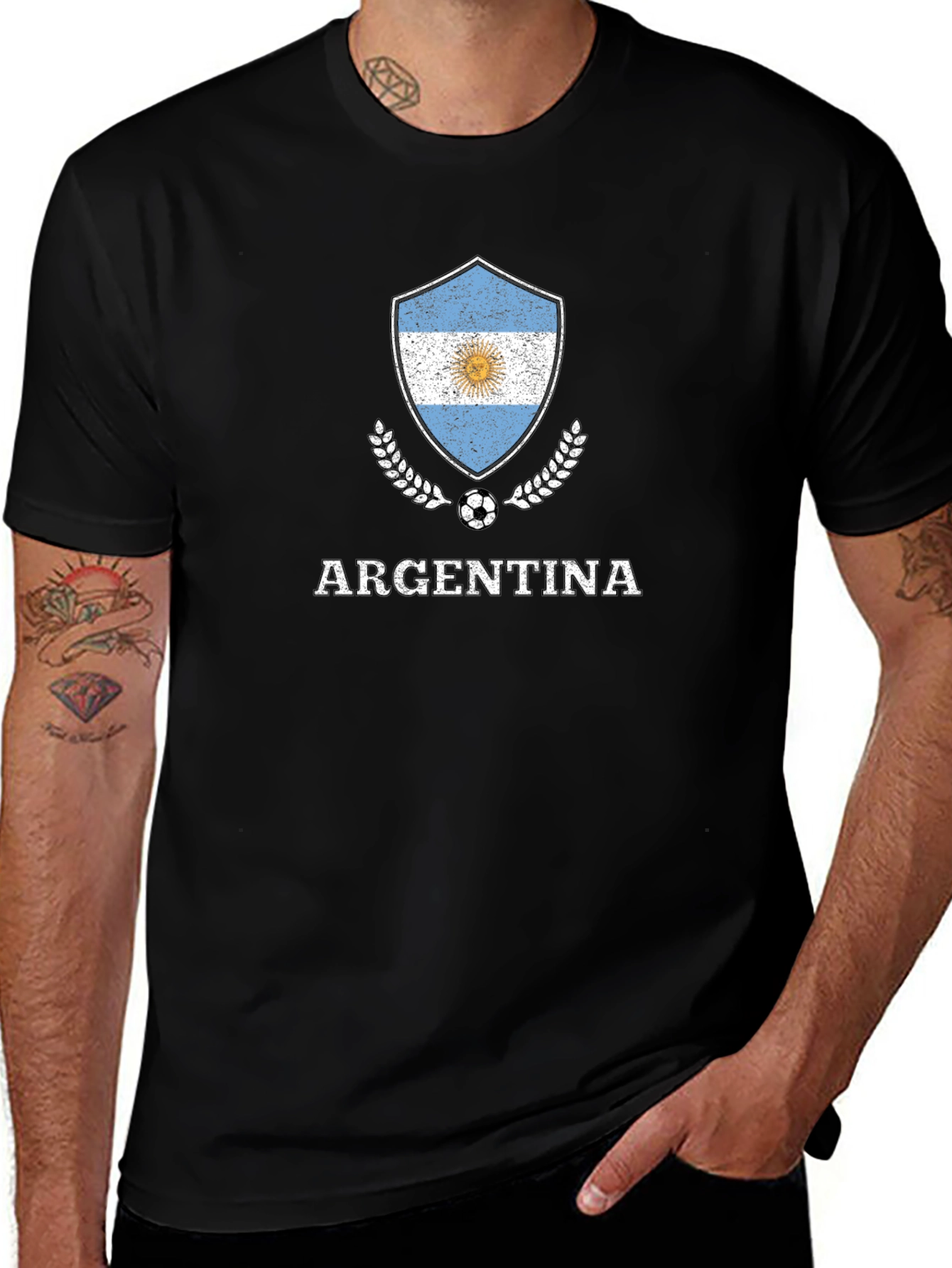 Argentina Soccer Graphic T-Shirt