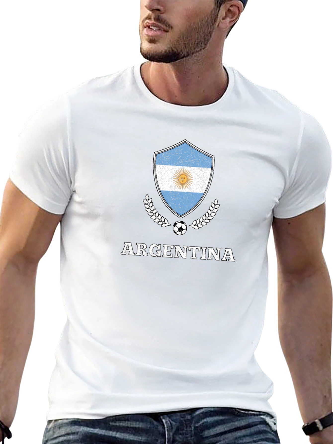 Argentina Soccer Graphic T-Shirt