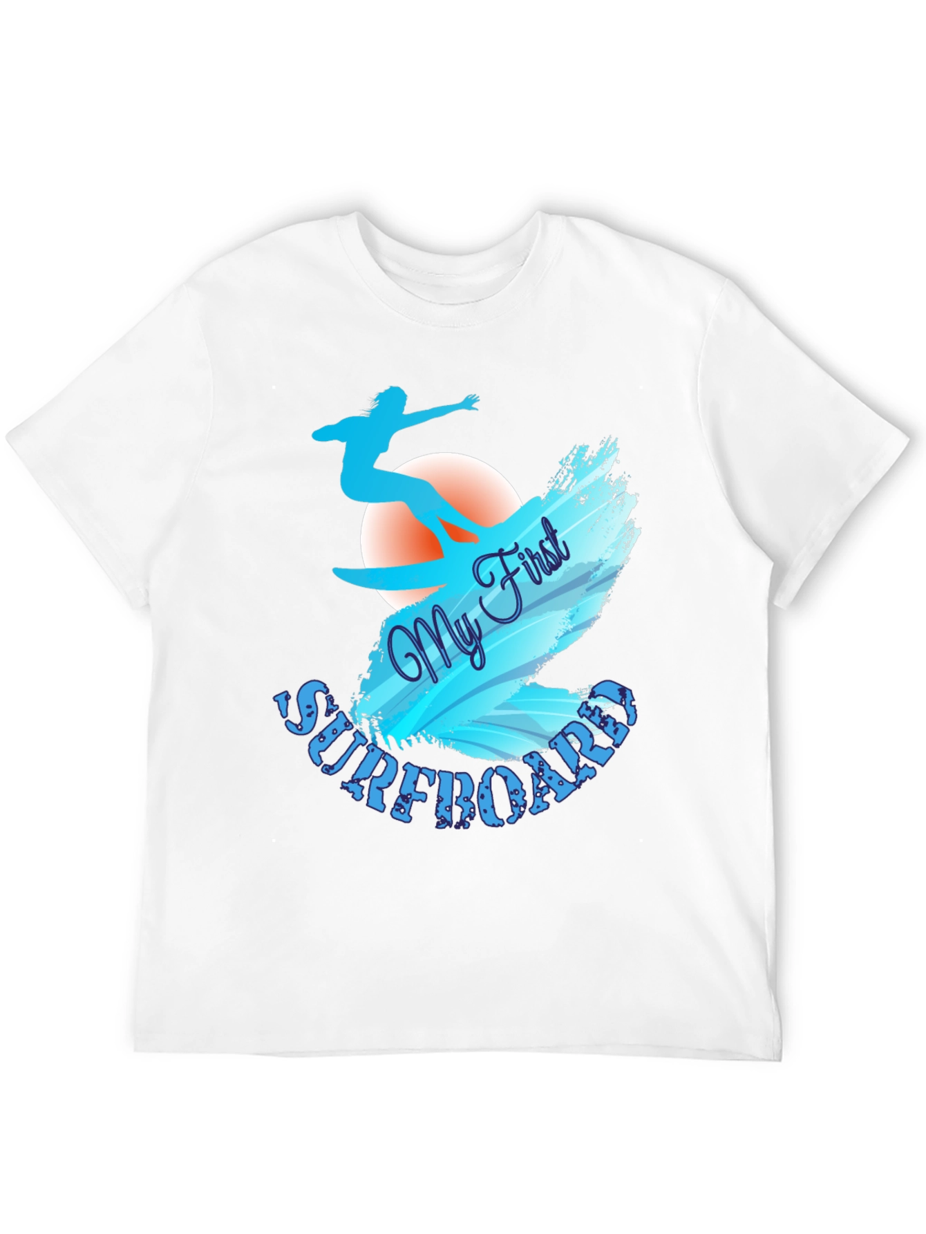 My First Surfboard T-Shirt - Surfer Design