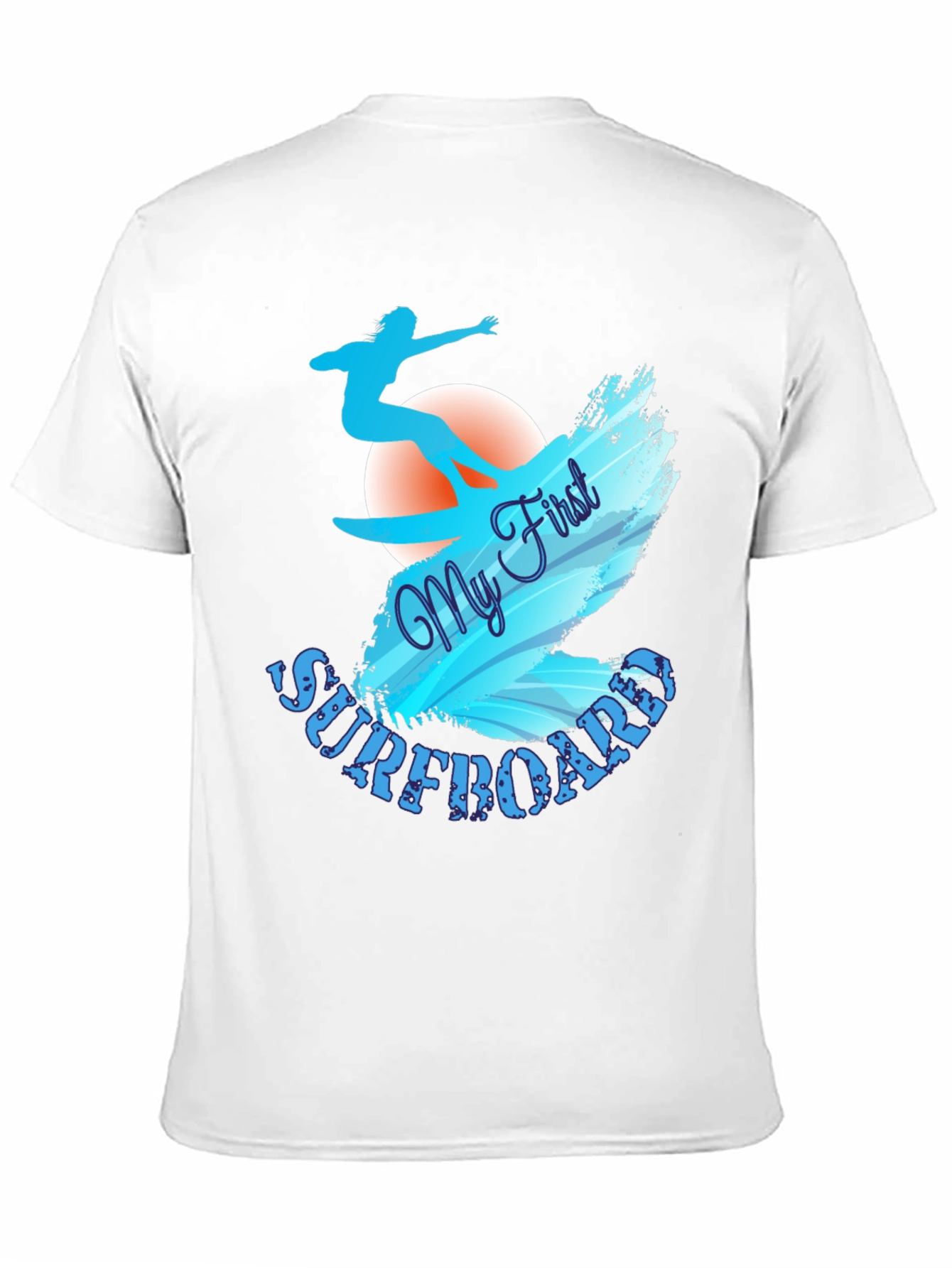 My First Surfboard T-Shirt - Surfer Design