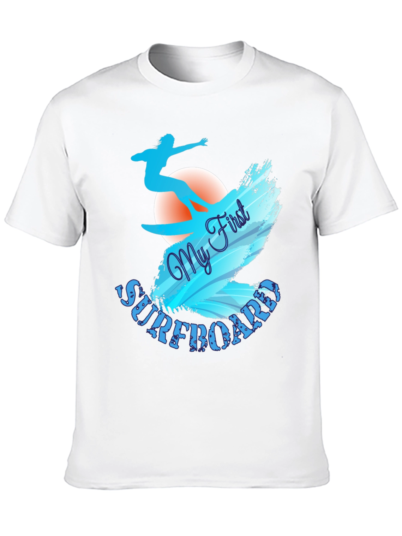 My First Surfboard T-Shirt - Surfer Design