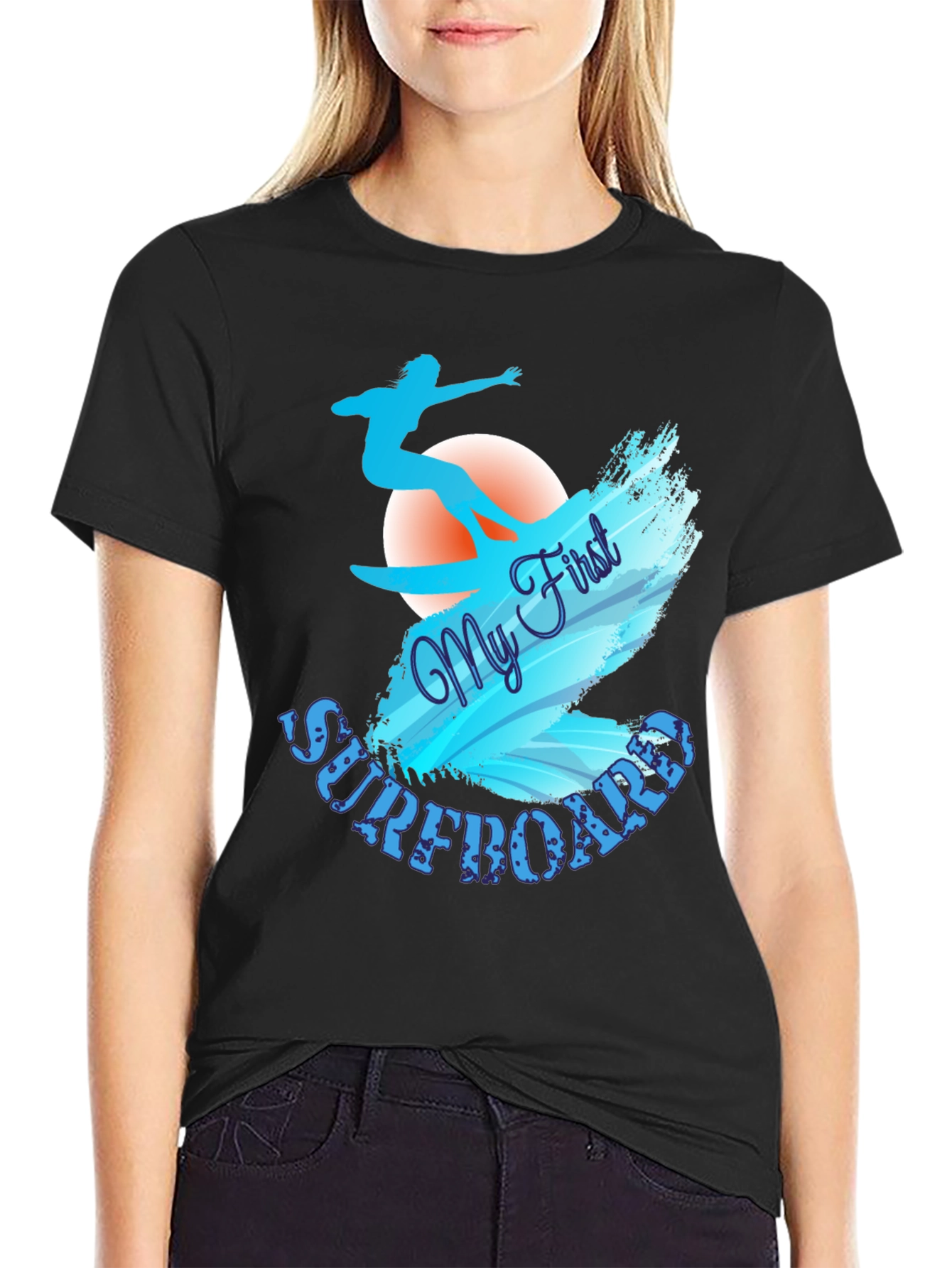 My First Surfboard T-Shirt - Surfer Design