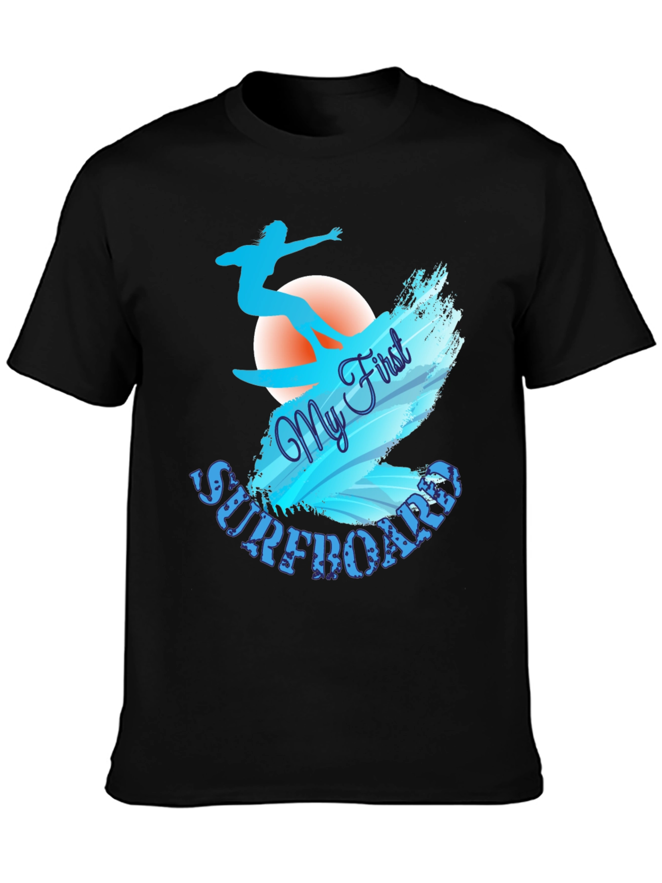 My First Surfboard T-Shirt - Surfer Design