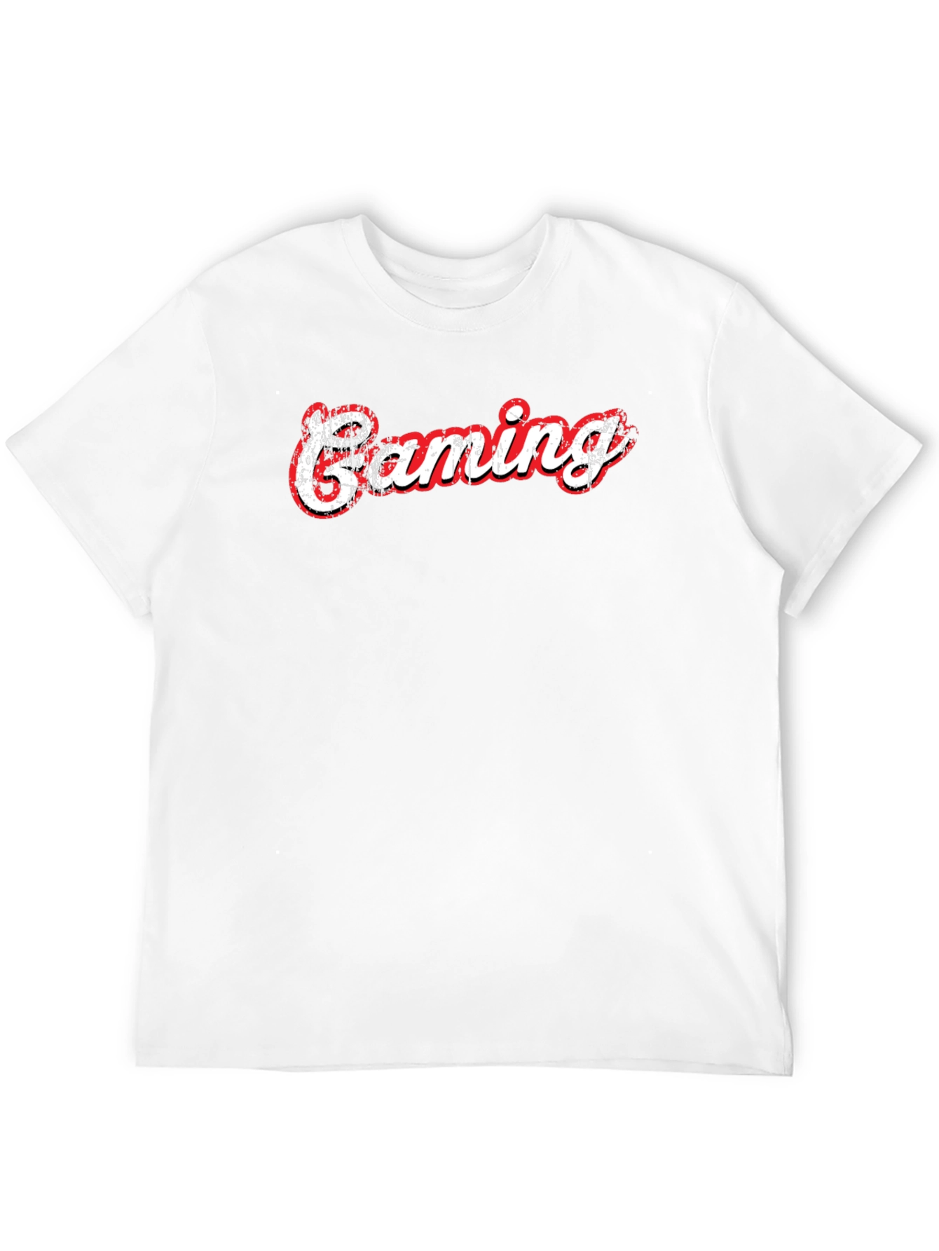 Gaming T-Shirt - Black Cotton Graphic Tee