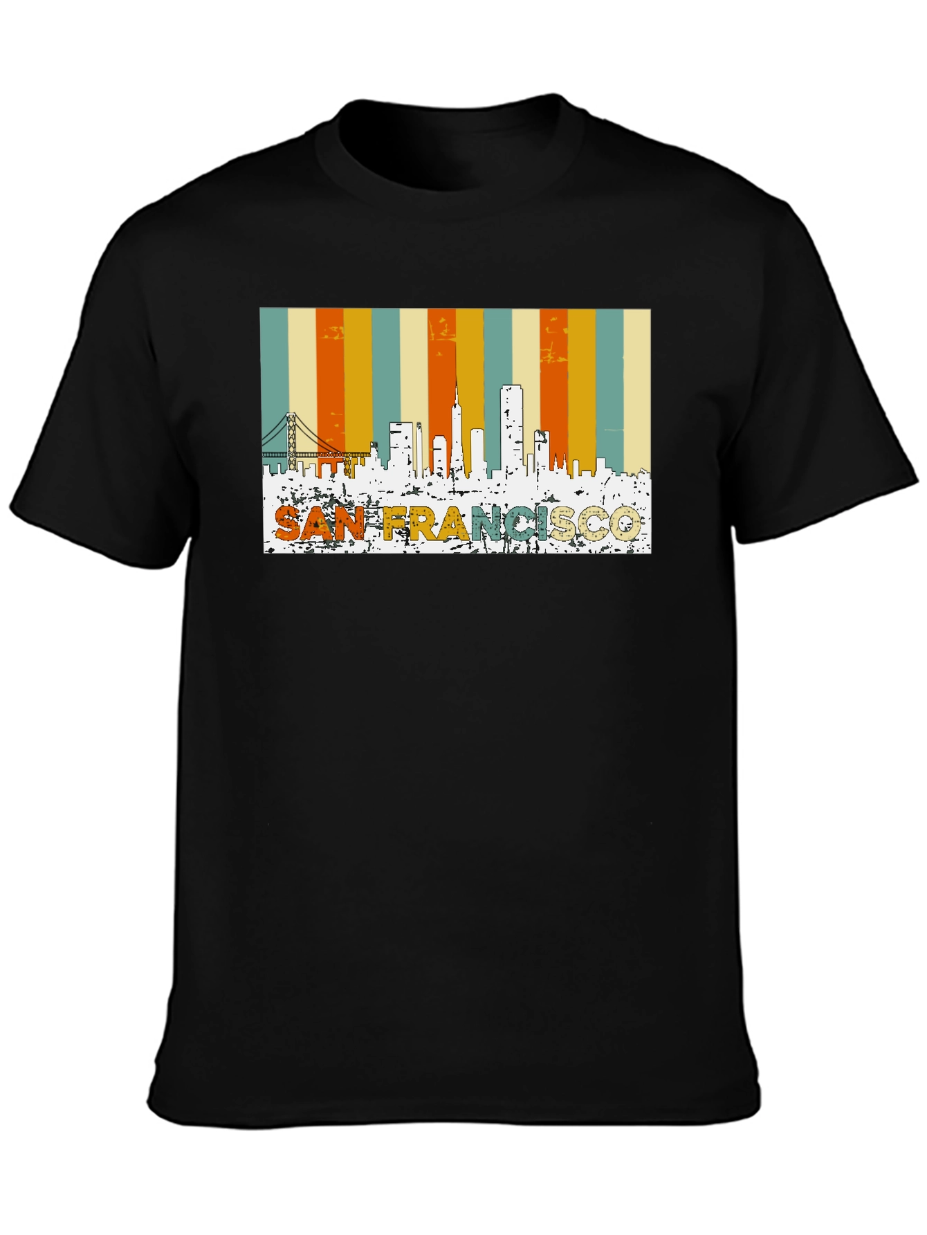 San Francisco Retro Skyline T-Shirt