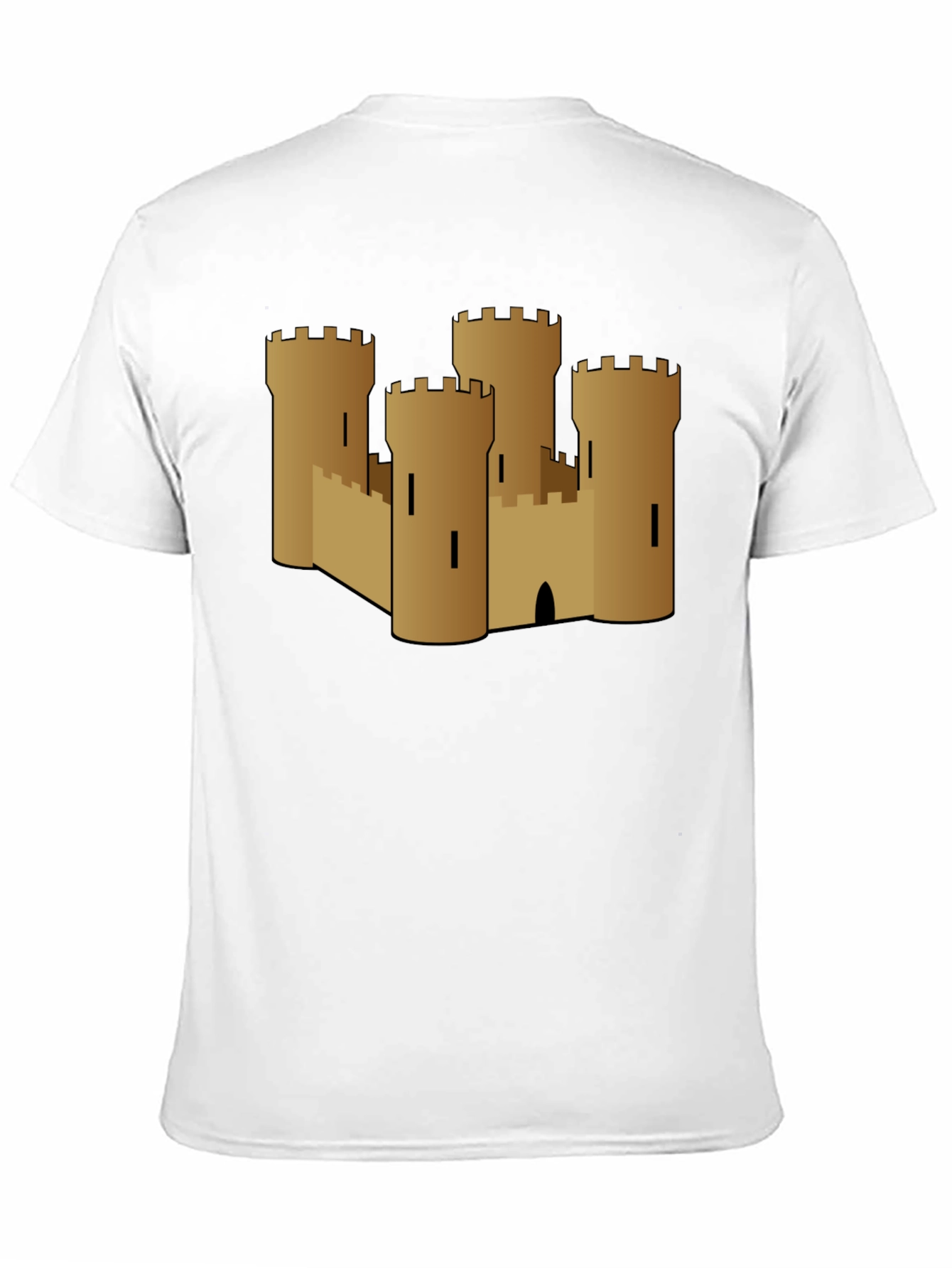 Sand Castle Graphic Tee - Black