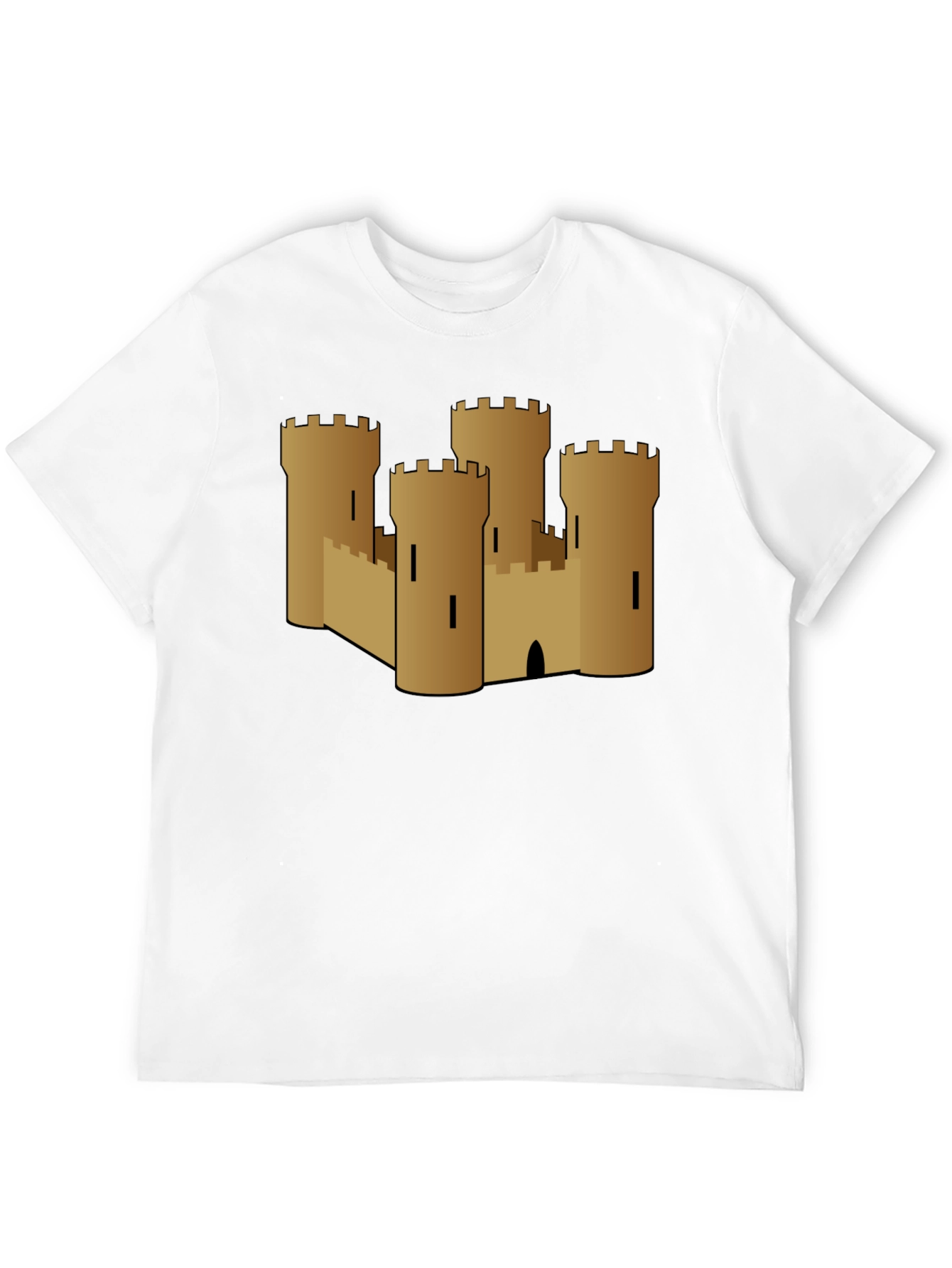 Sand Castle Graphic Tee - Black