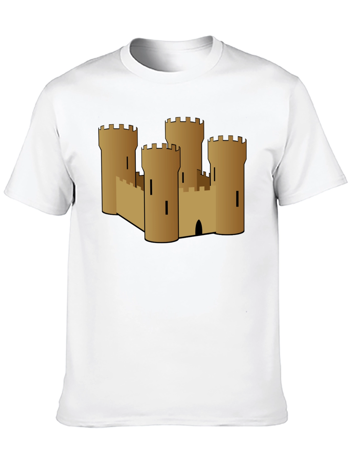 Sand Castle Graphic Tee - Black