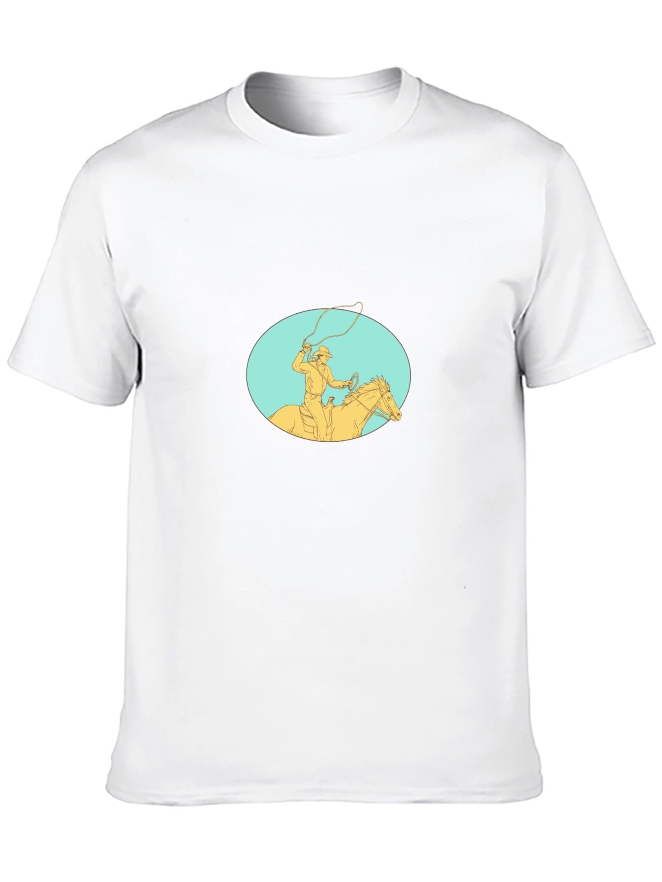 Cowboy Lasso T-Shirt - Black Tee
