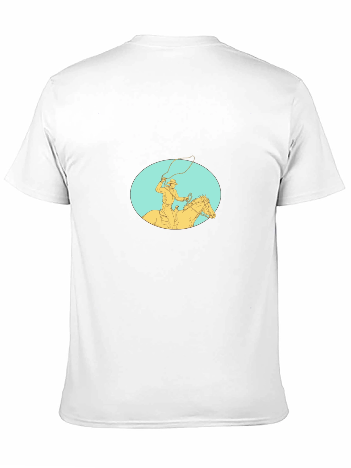 Cowboy Lasso T-Shirt - Black Tee