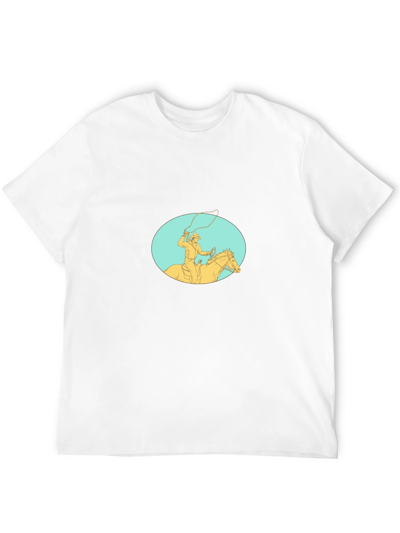 Cowboy Lasso T-Shirt - Black Tee
