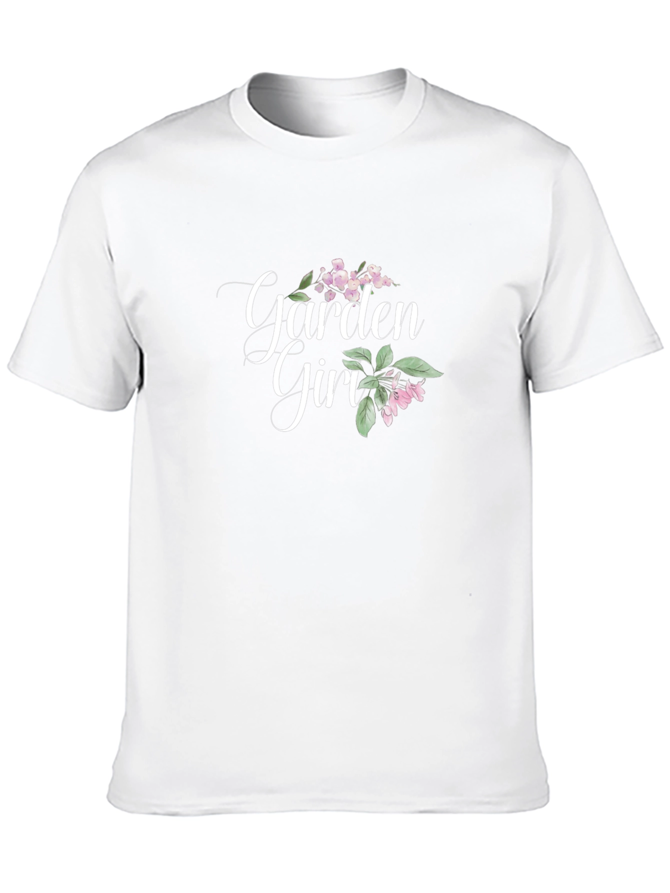 Garden Girl Graphic Tee - Black