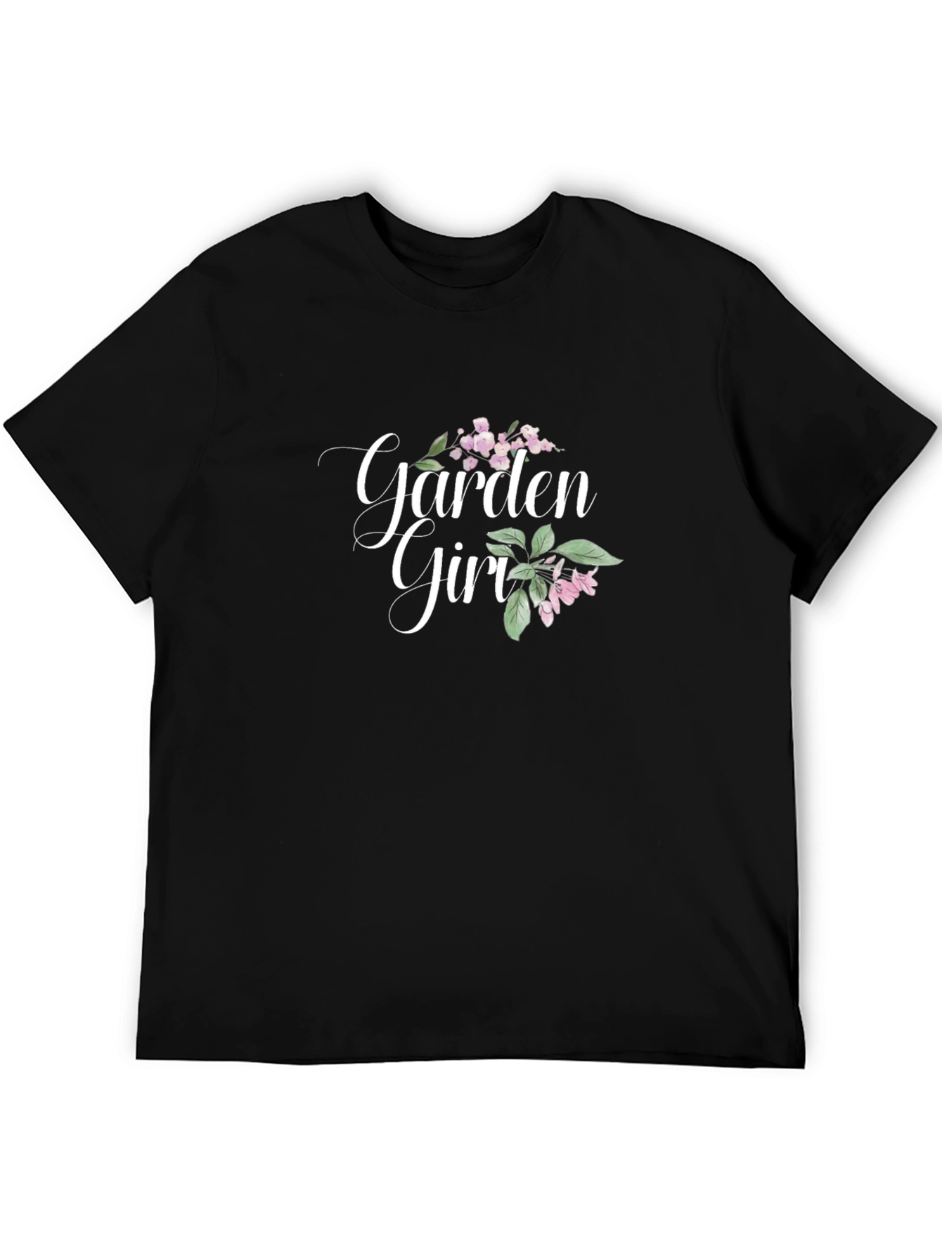 Garden Girl Graphic Tee - Black