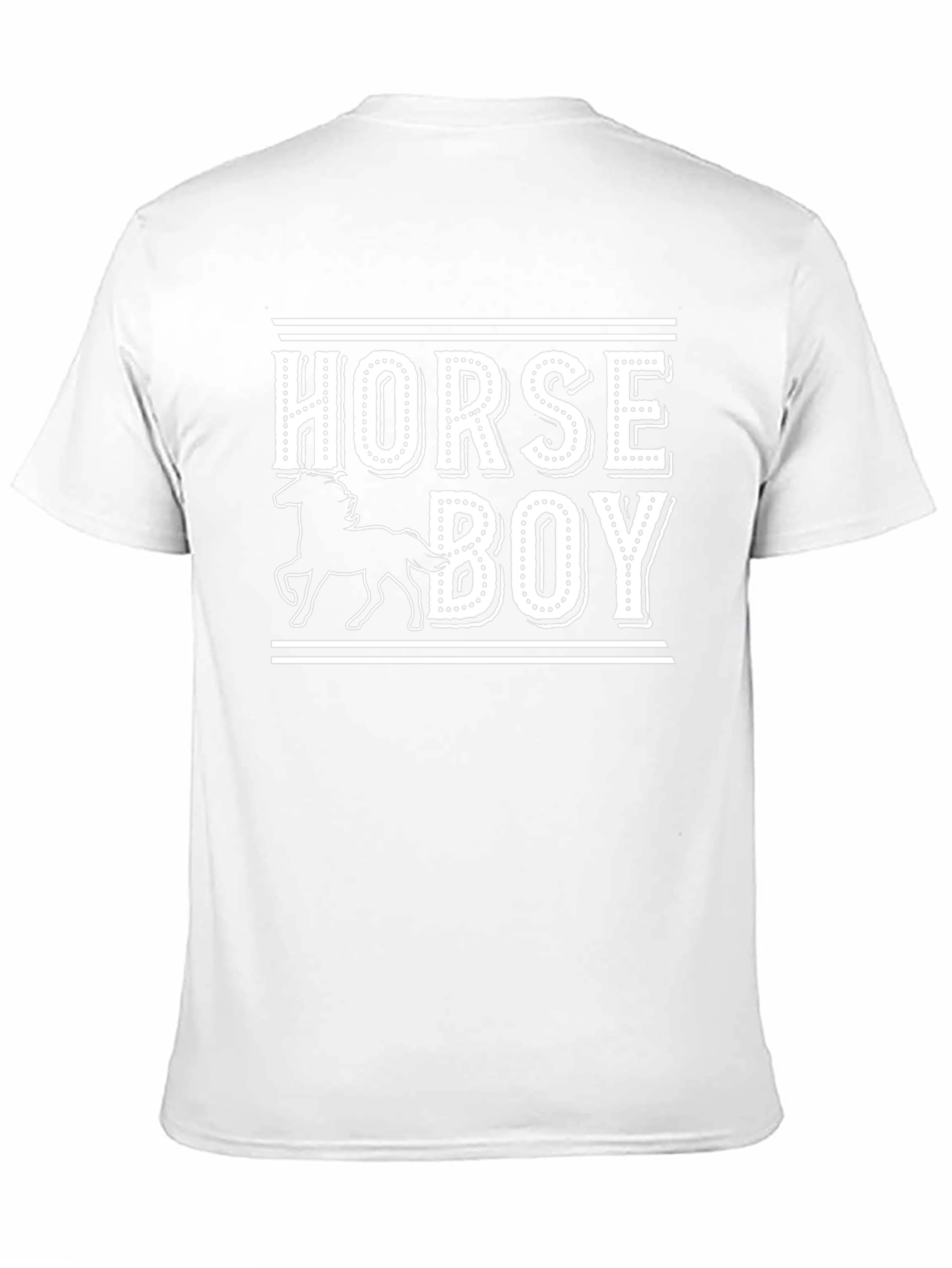 Horse Boy T-Shirt - Black