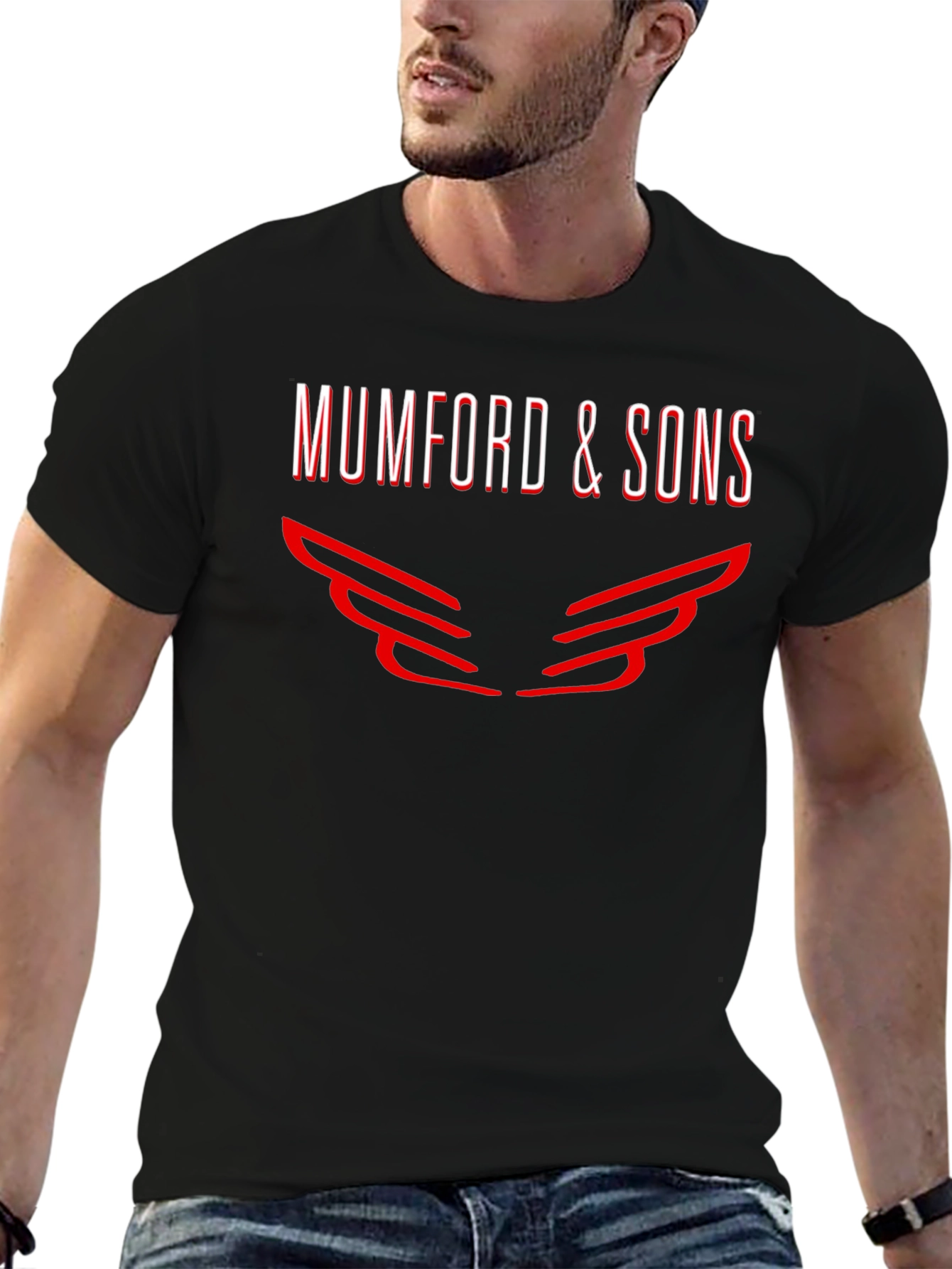 Mumford & Sons Black Graphic Tee