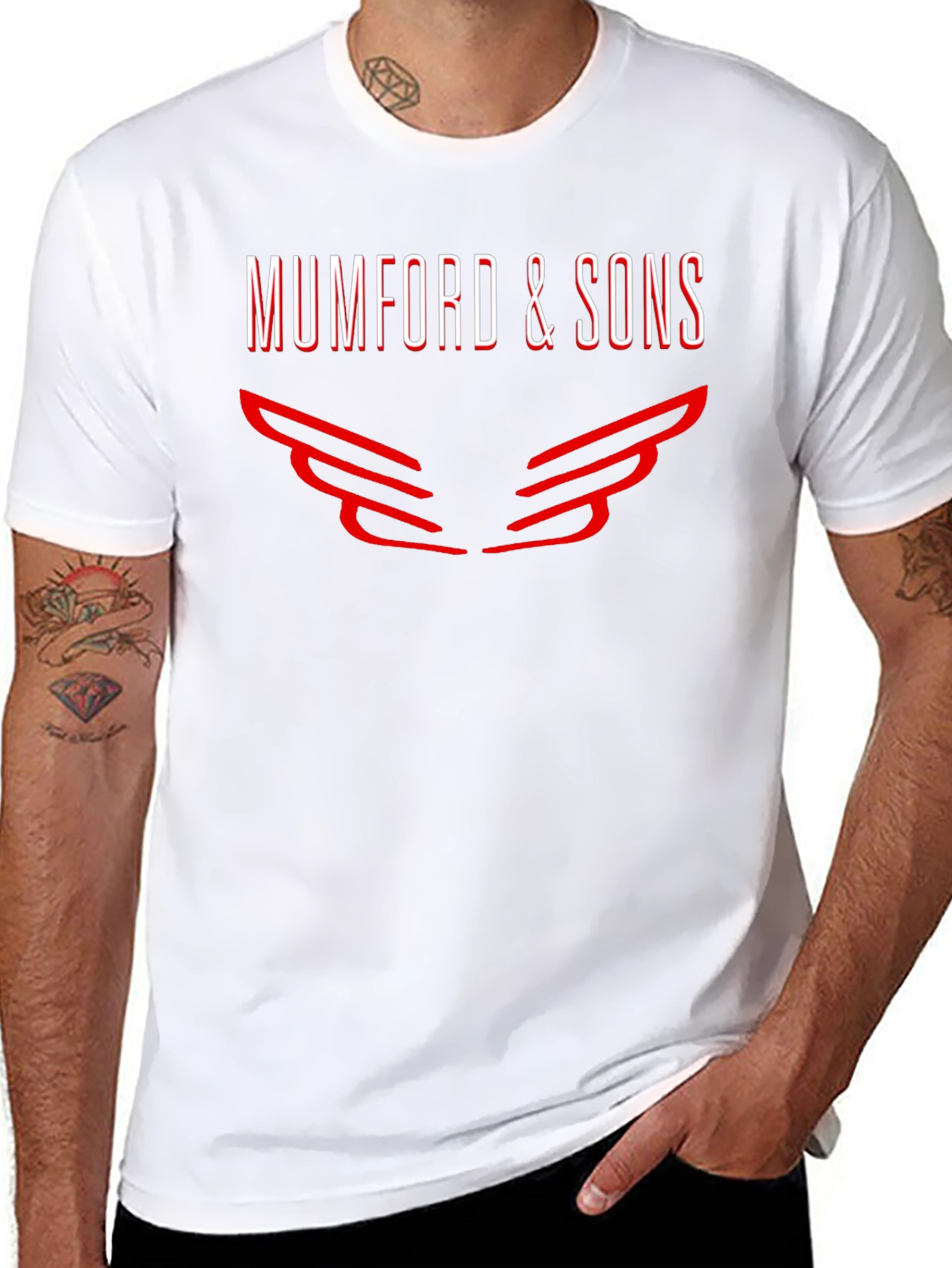 Mumford & Sons Black Graphic Tee