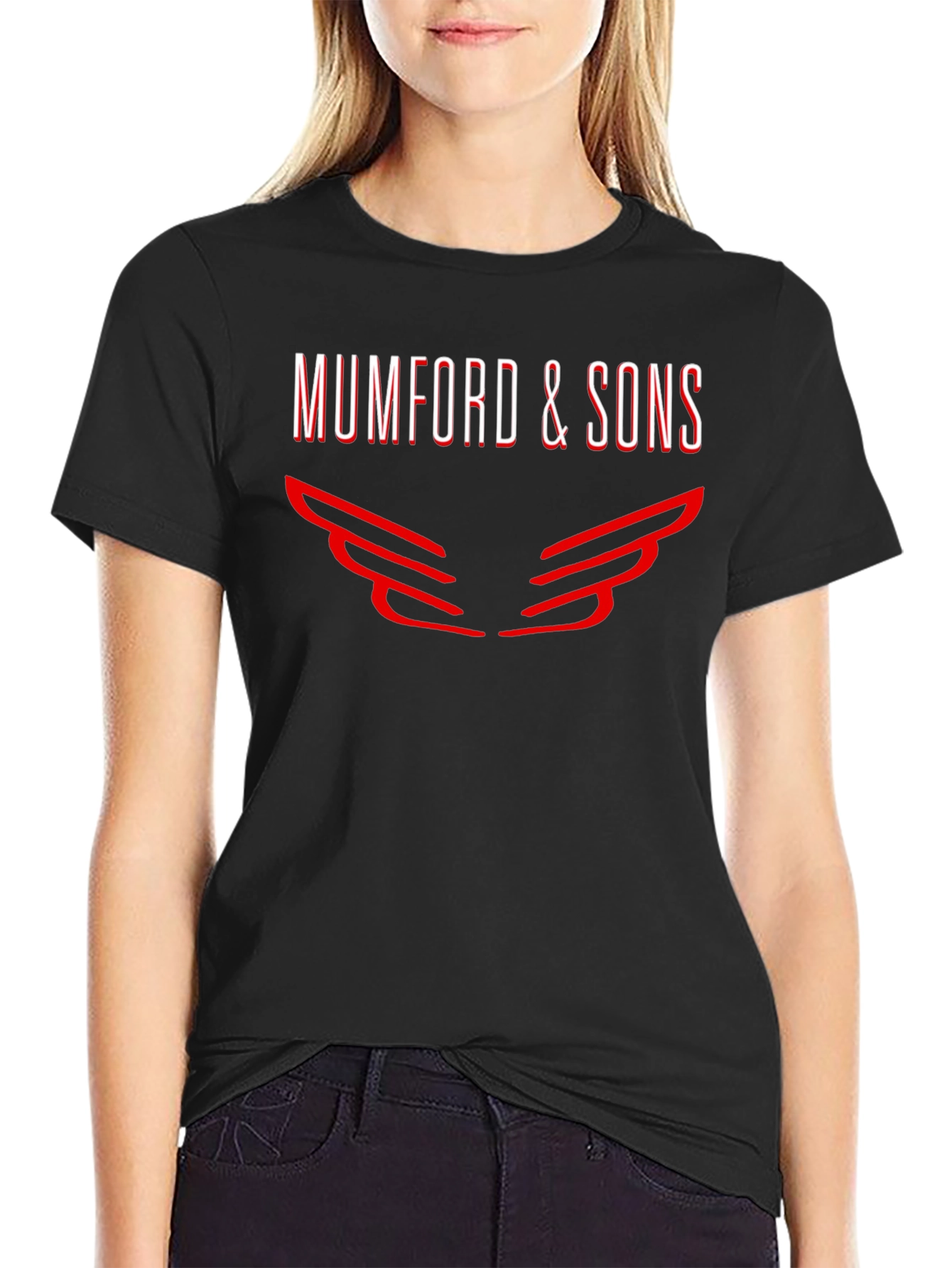 Mumford & Sons Black Graphic Tee