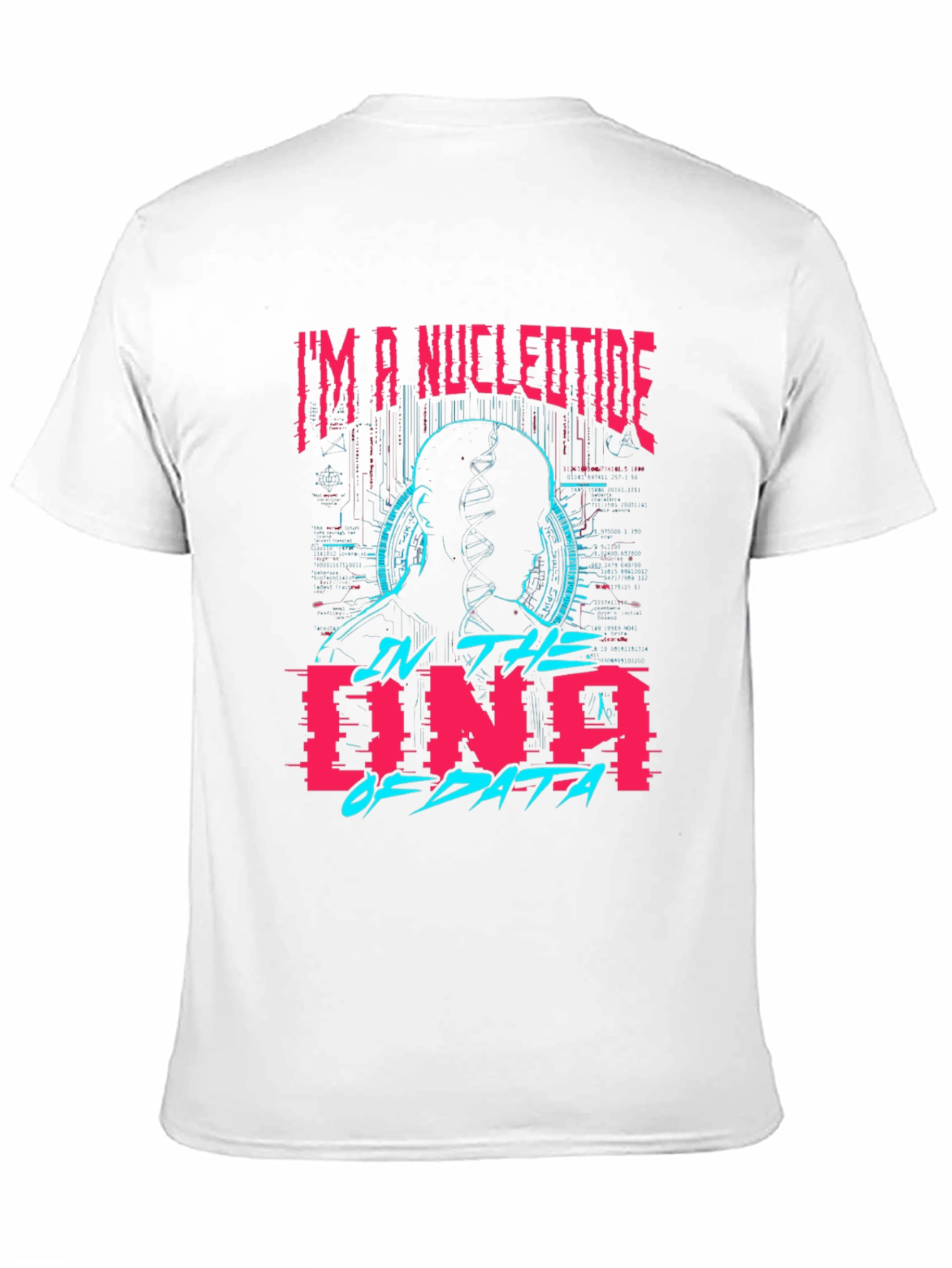 Nucleotide DNA Data Black Graphic Tee