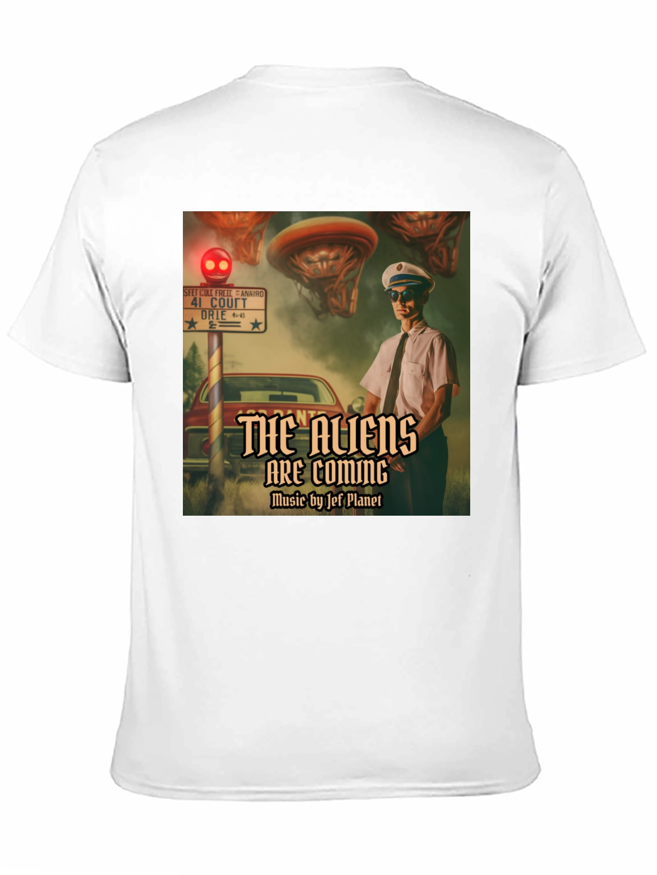 The Aliens Are Coming T-Shirt - Retro Sci-Fi Design