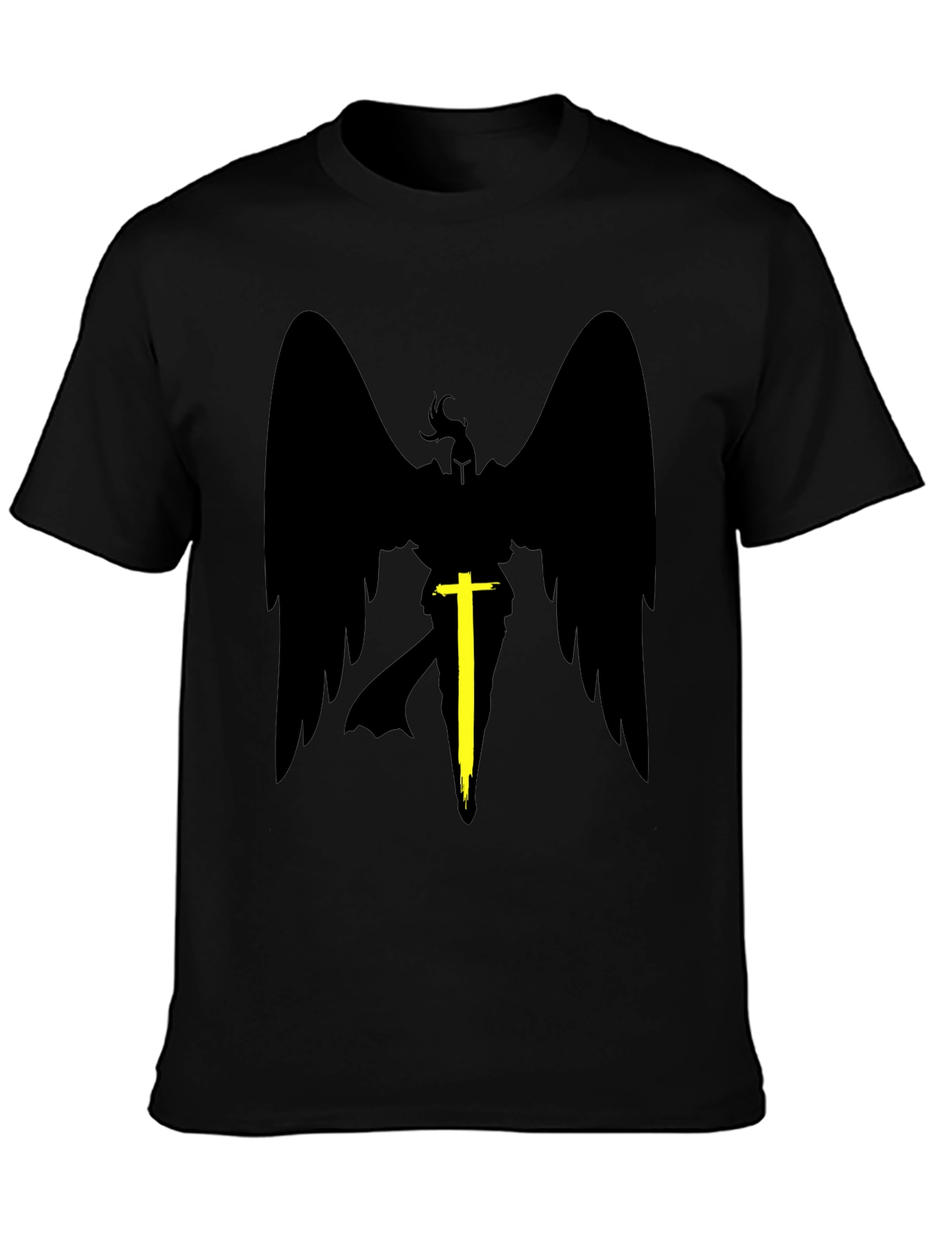 Winged Warrior Black T-Shirt