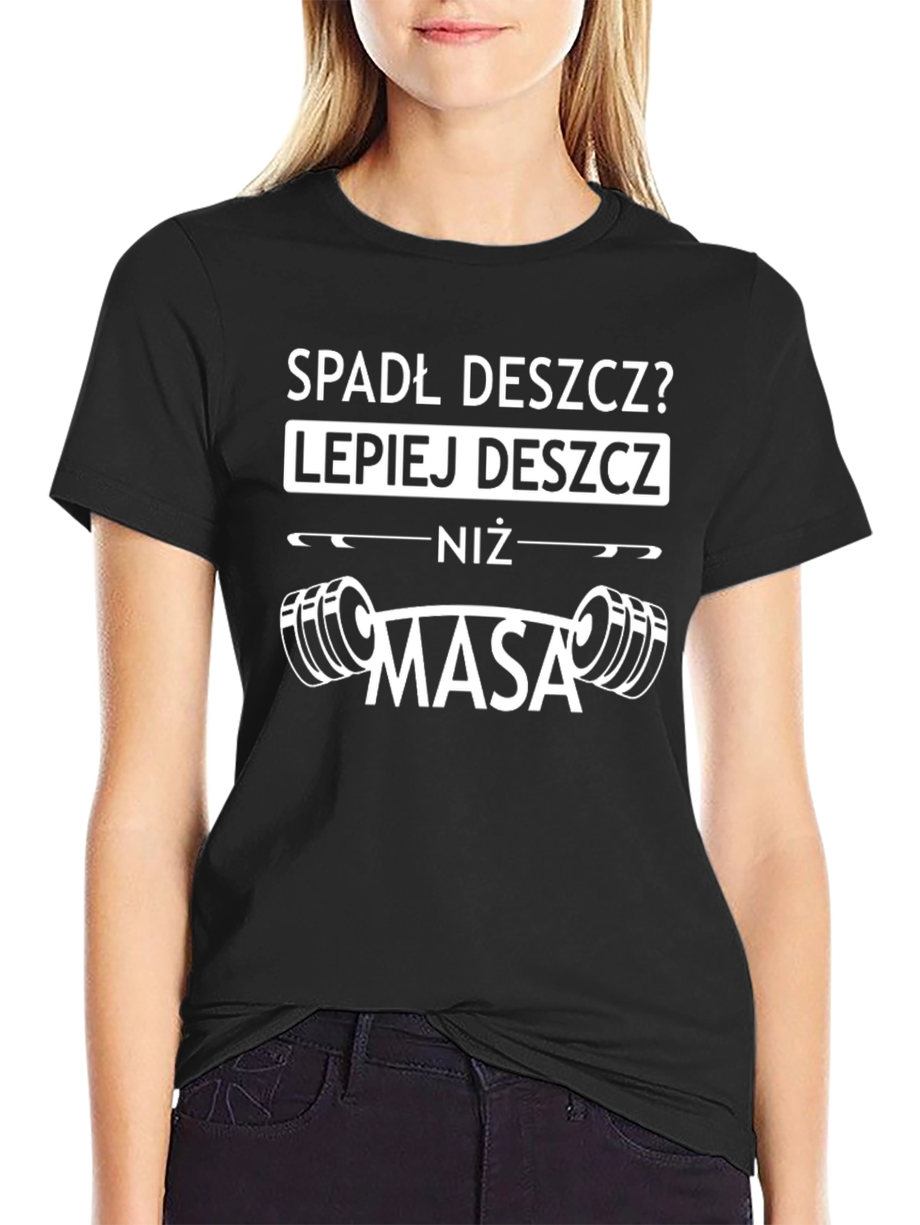 Funny Gym T-Shirt - Better Mass Than Rain