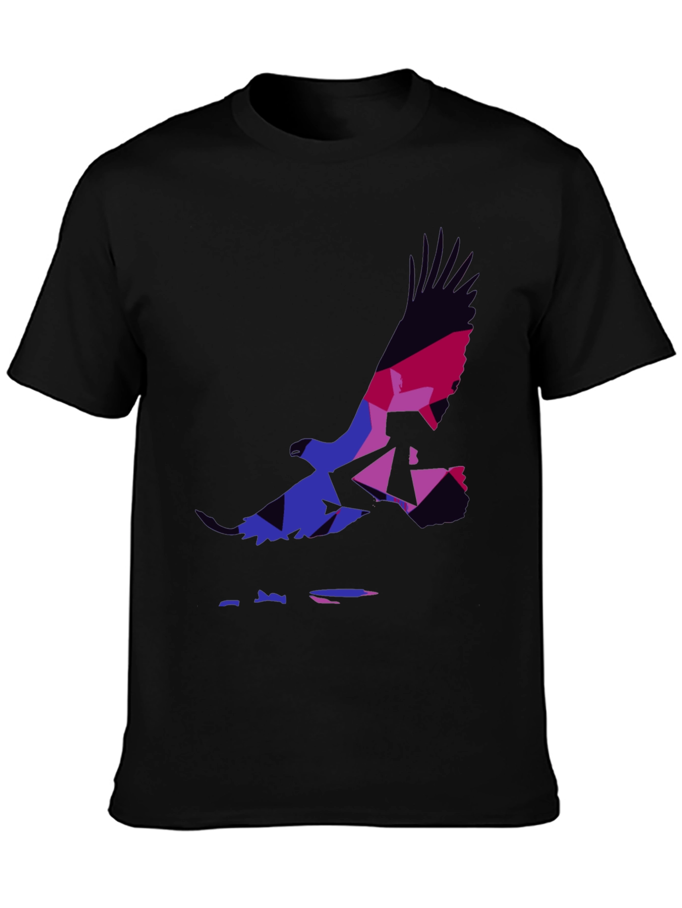 Geometric Eagle Graphic T-Shirt