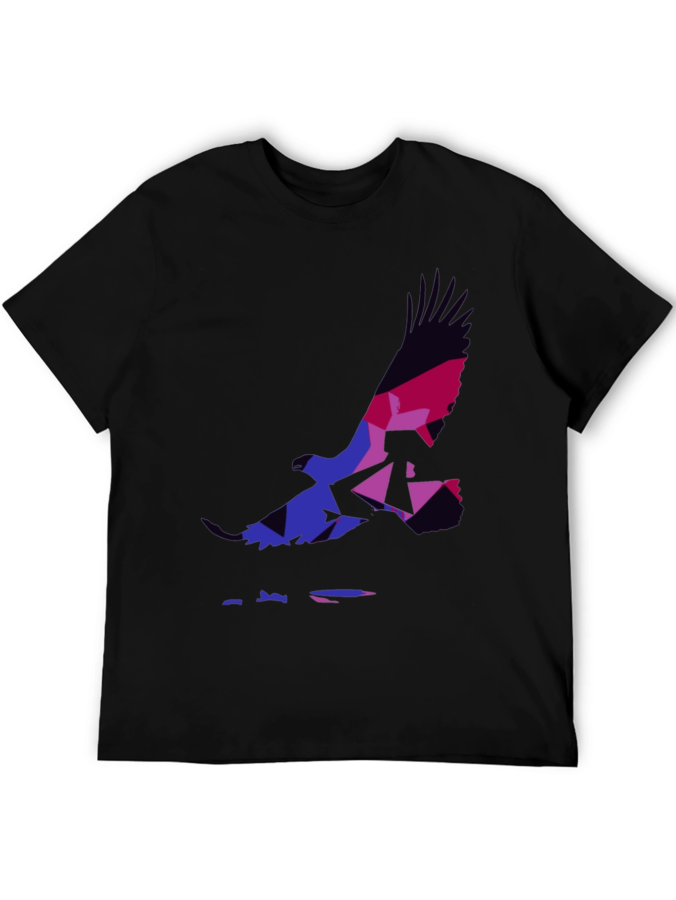 Geometric Eagle Graphic T-Shirt