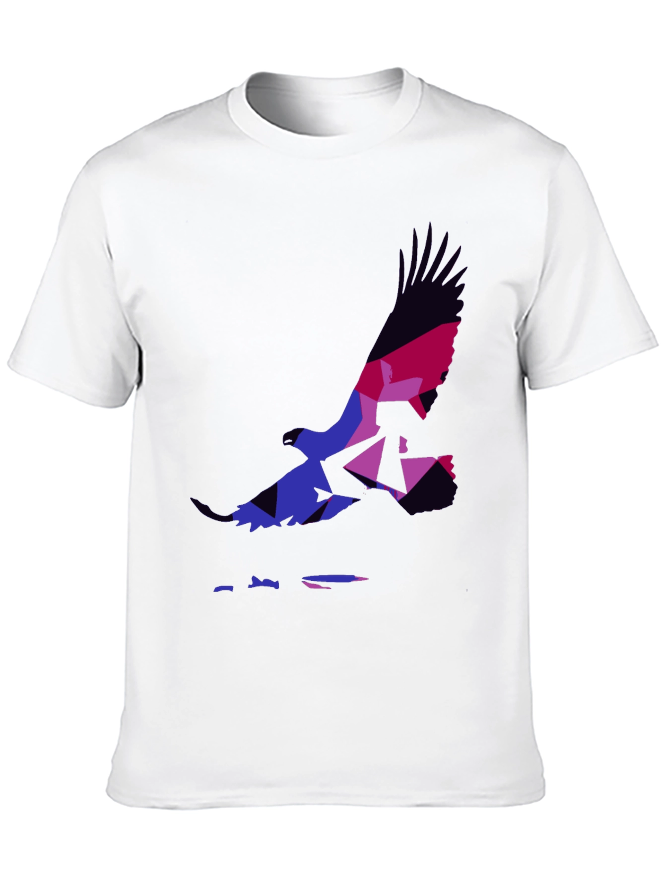 Geometric Eagle Graphic T-Shirt