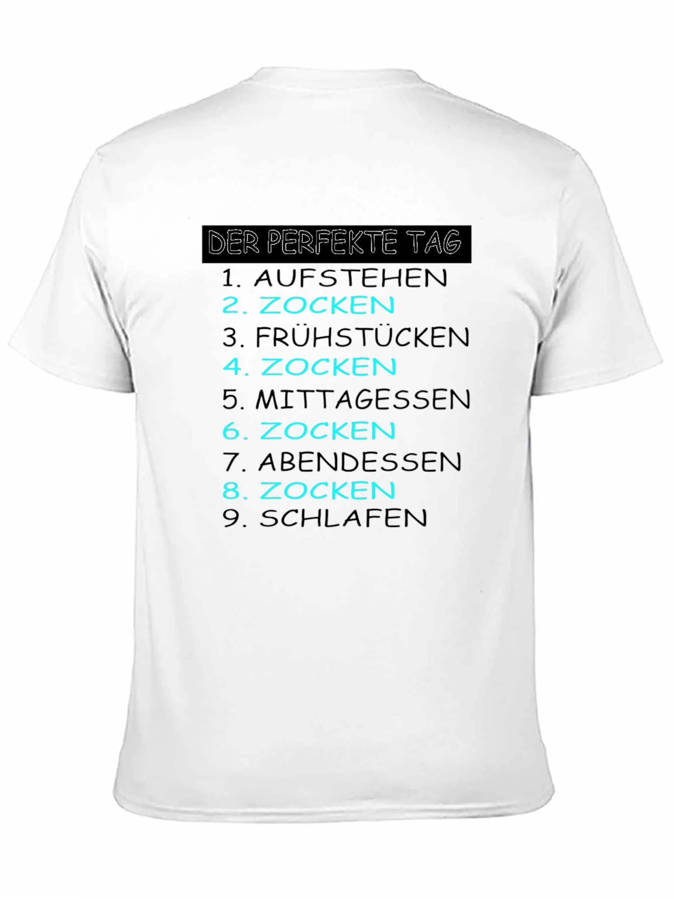 Gamers Perfect Day Black T-Shirt
