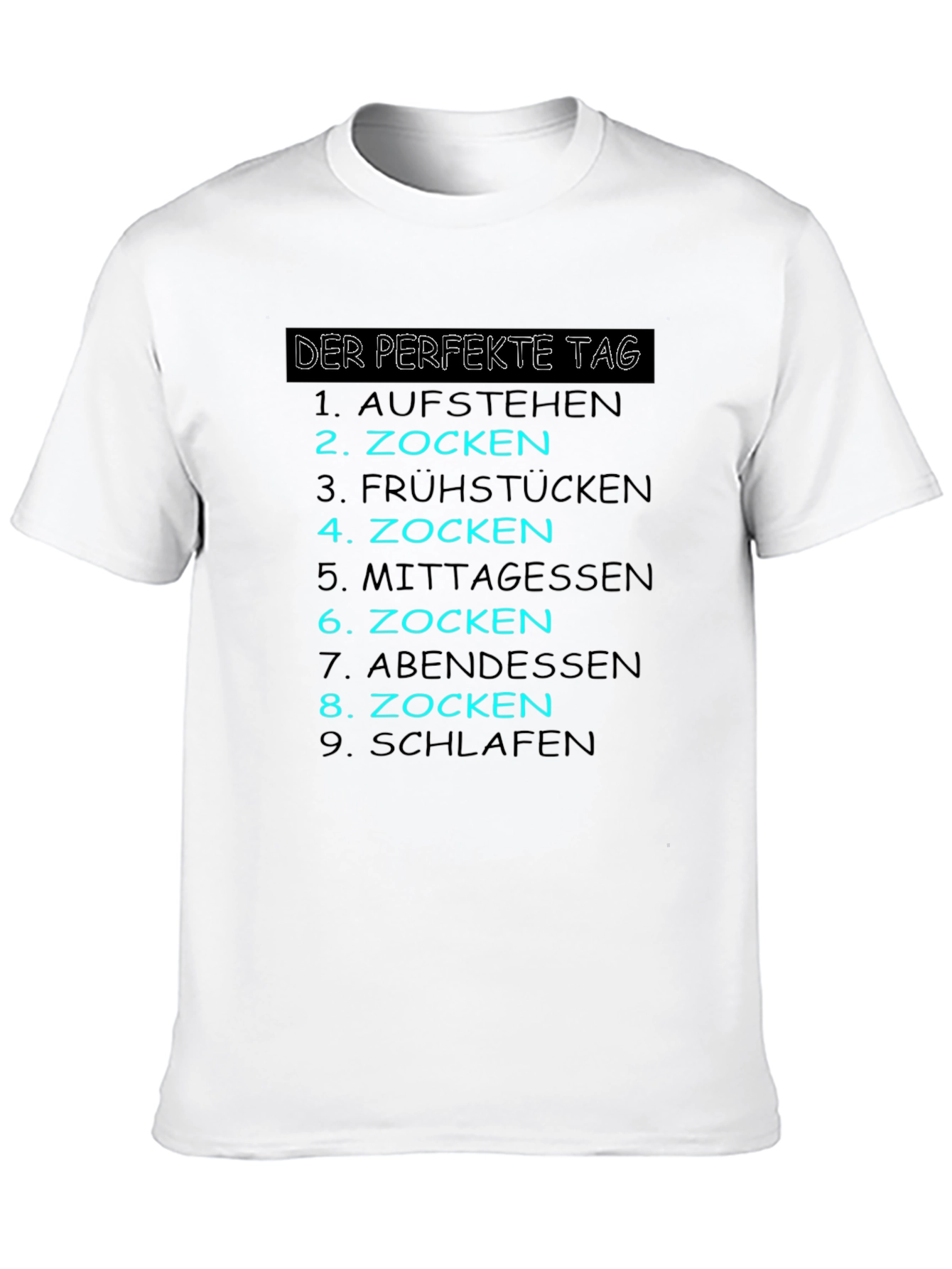 Gamers Perfect Day Black T-Shirt